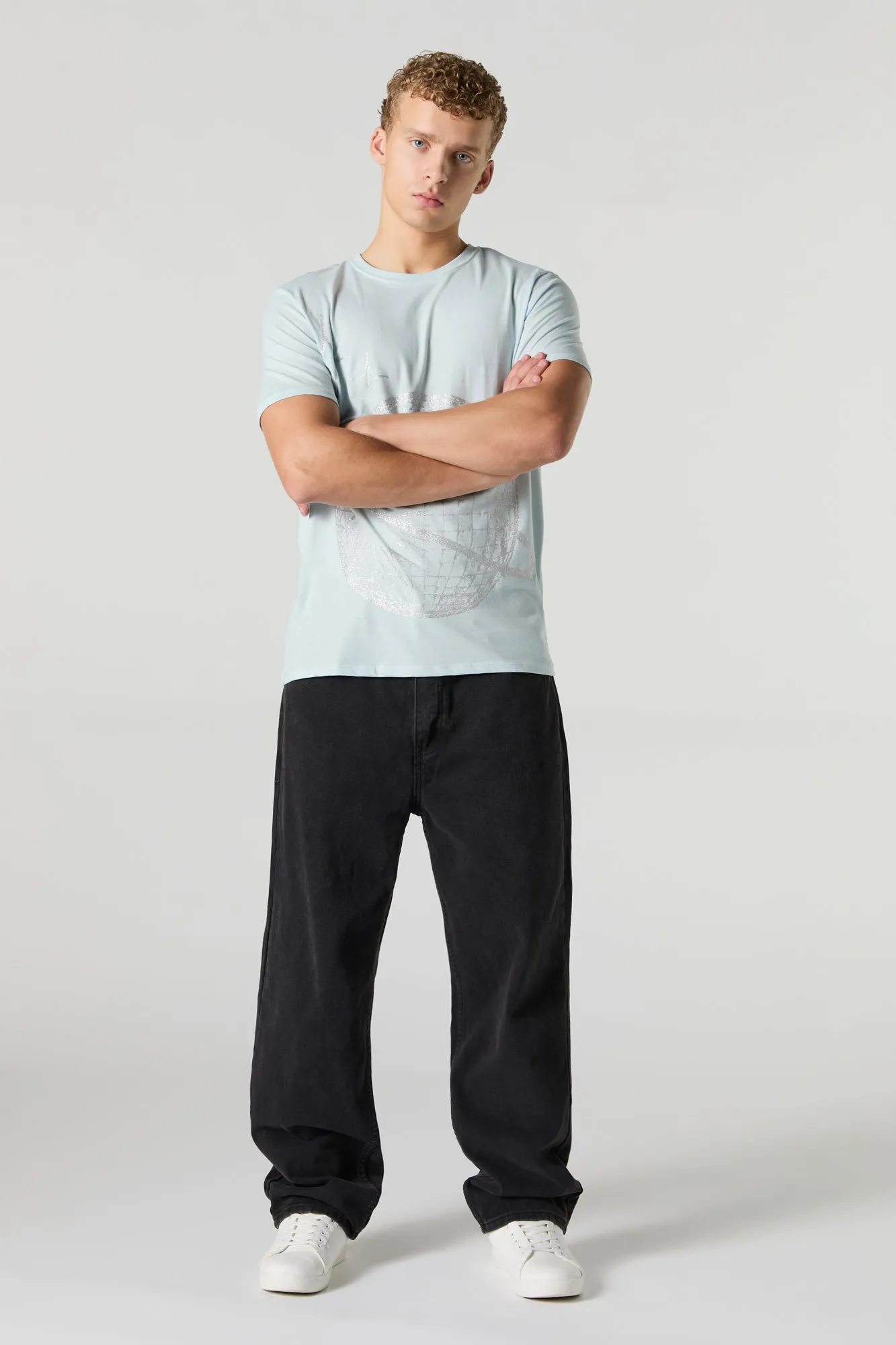 T-shirt à imprimé Globe sold by Urban Planet product image thumbnail 3