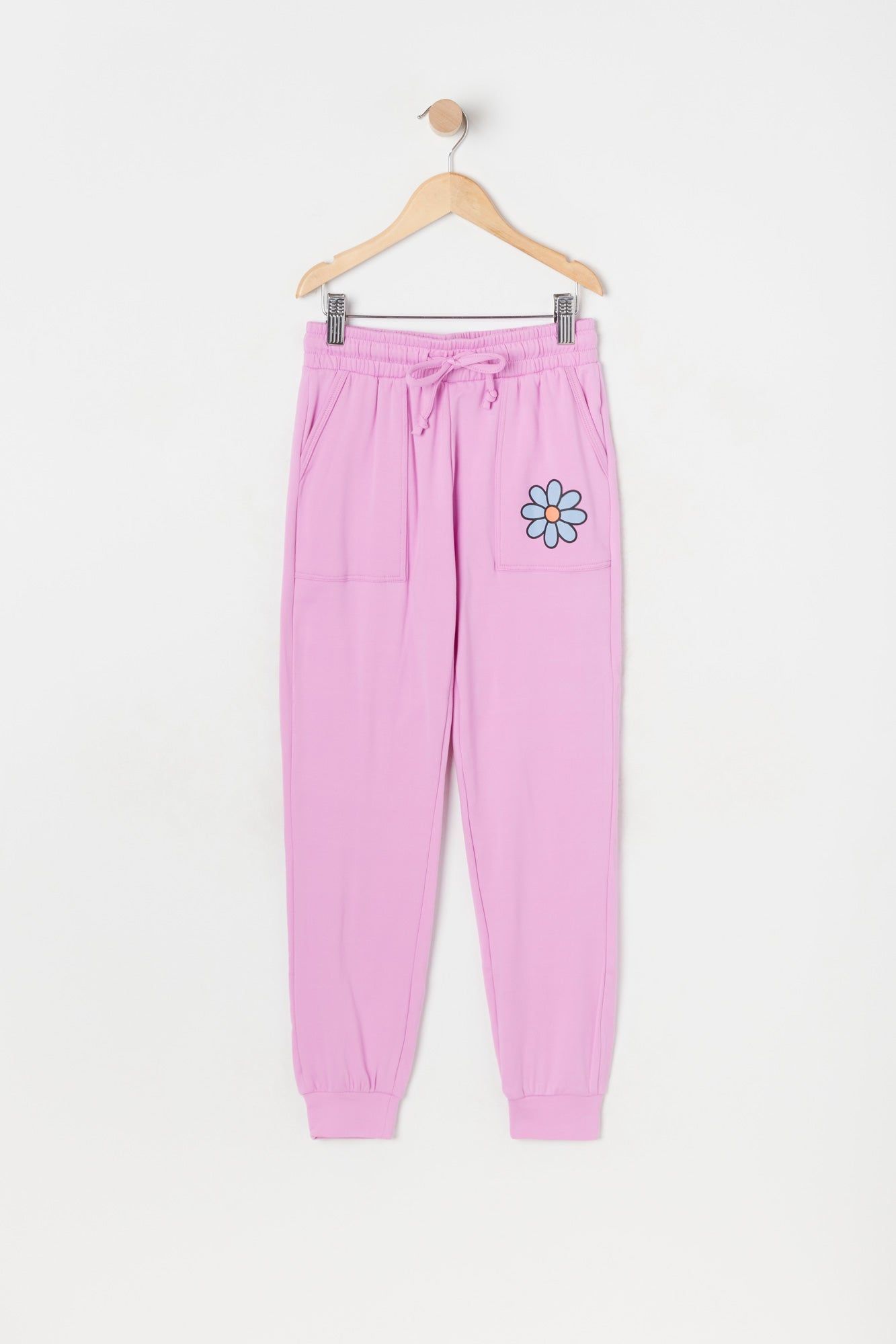 Girls Soft Flower Graphic Jogger sold by Urban Planet