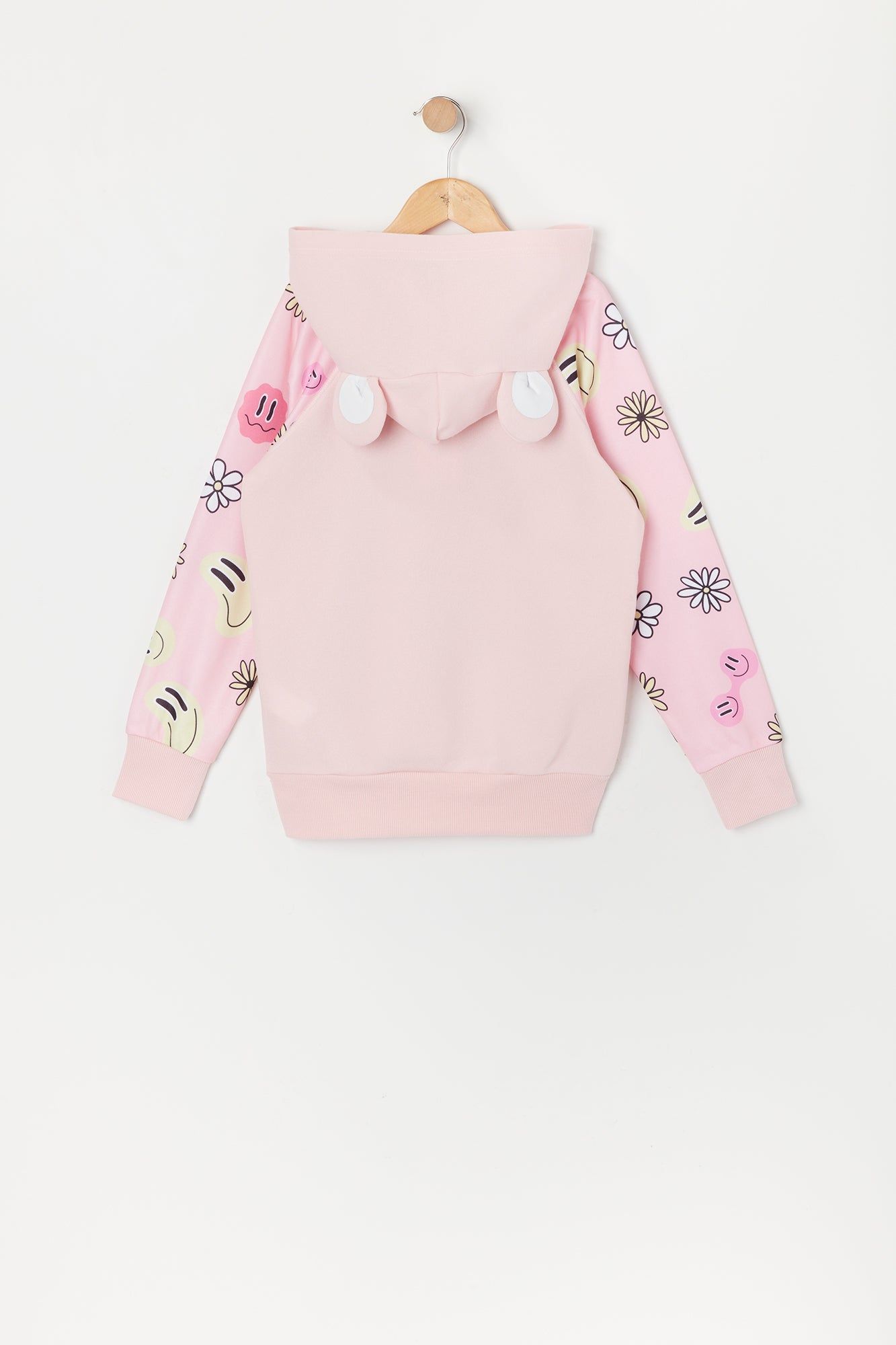 Girls Flower Bear Character Hoodie sold by Urban Planet product image thumbnail 3