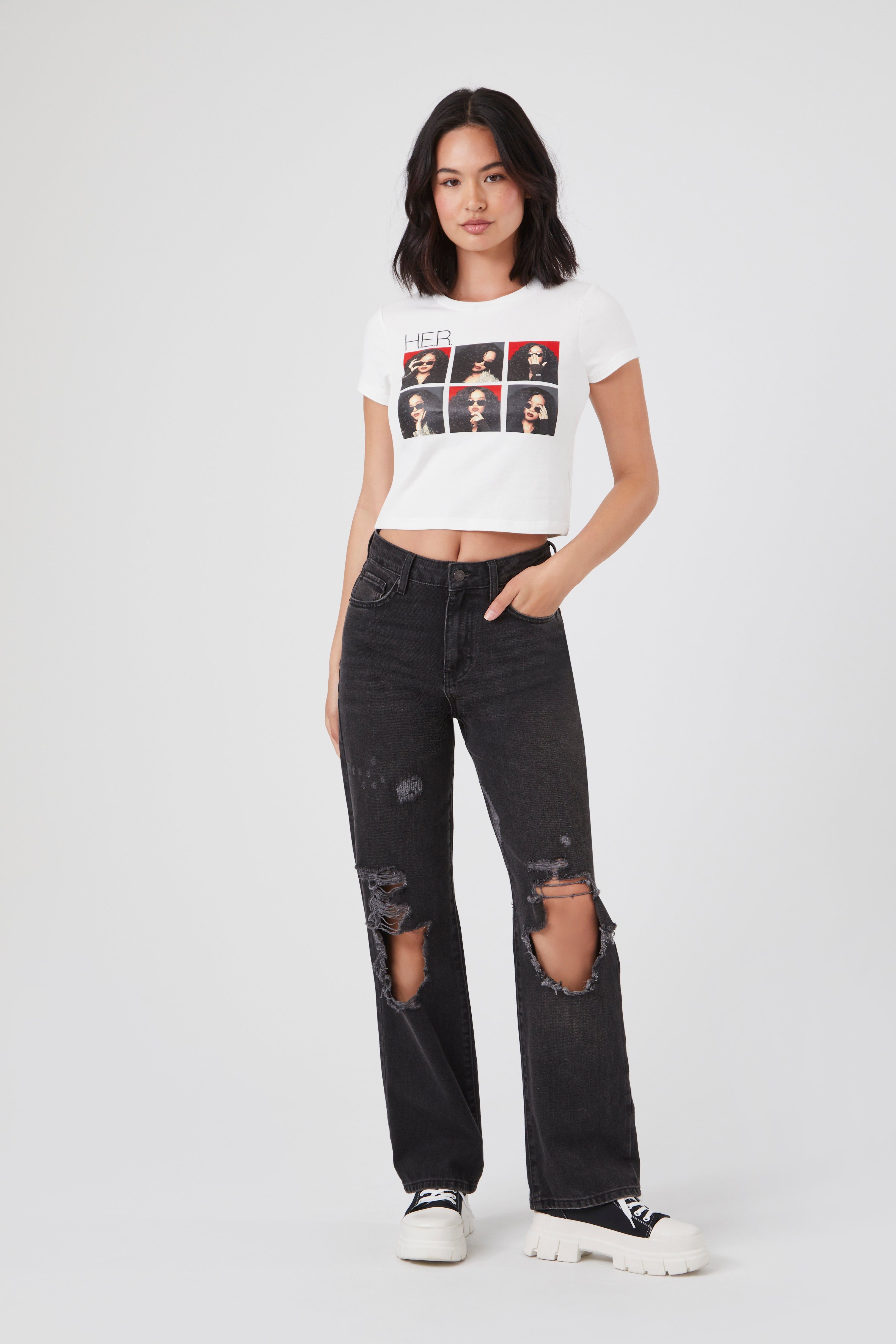 HER Graphic Baby Tee sold by Urban Planet product image thumbnail 4