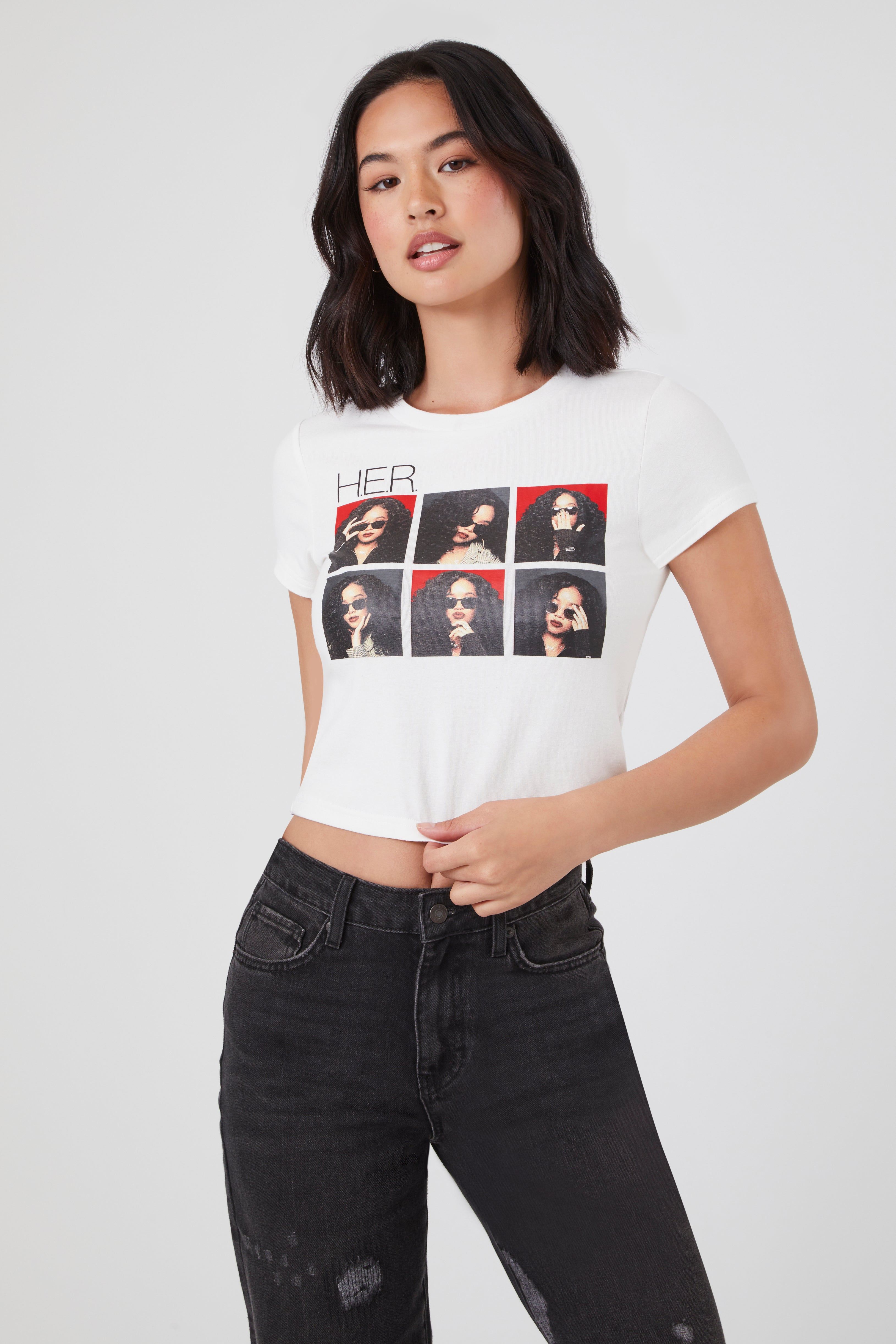 HER Graphic Baby Tee sold by Urban Planet