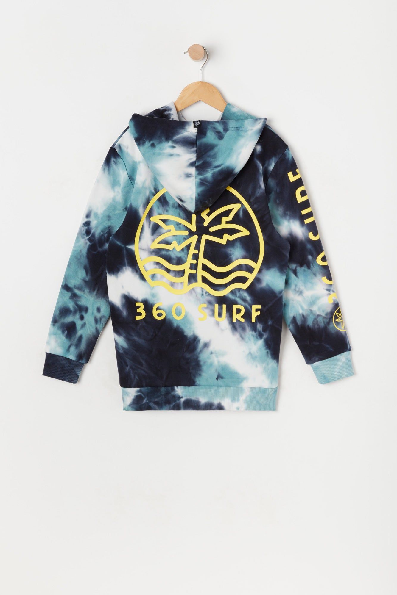 Boys Tie-Dye 360 Surf Graphic Fleece Hoodie sold by Urban Planet product image thumbnail 2