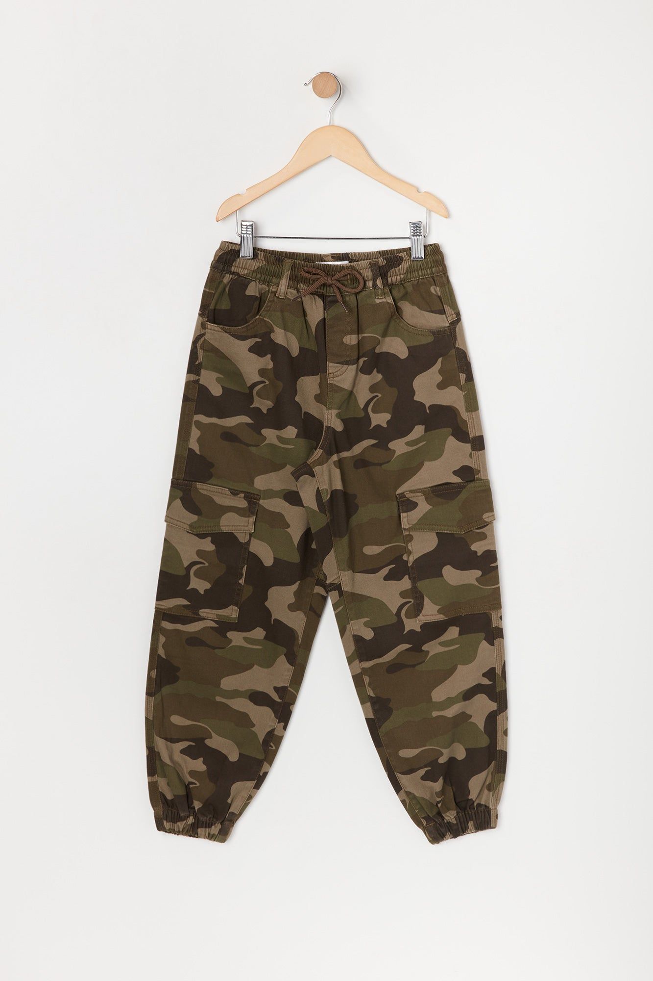 Girls Camo Cargo Jogger sold by Urban Planet