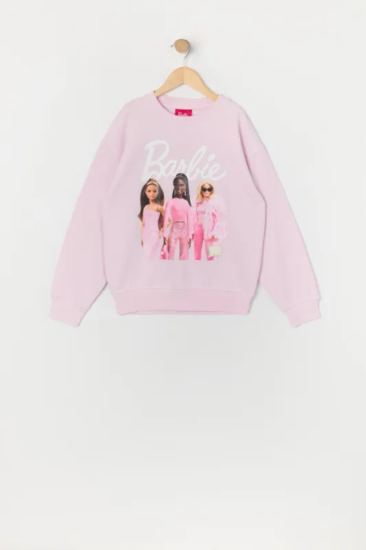 Barbie™ Girls Friends Graphic Fleece Sweatshirt sold by Urban Planet