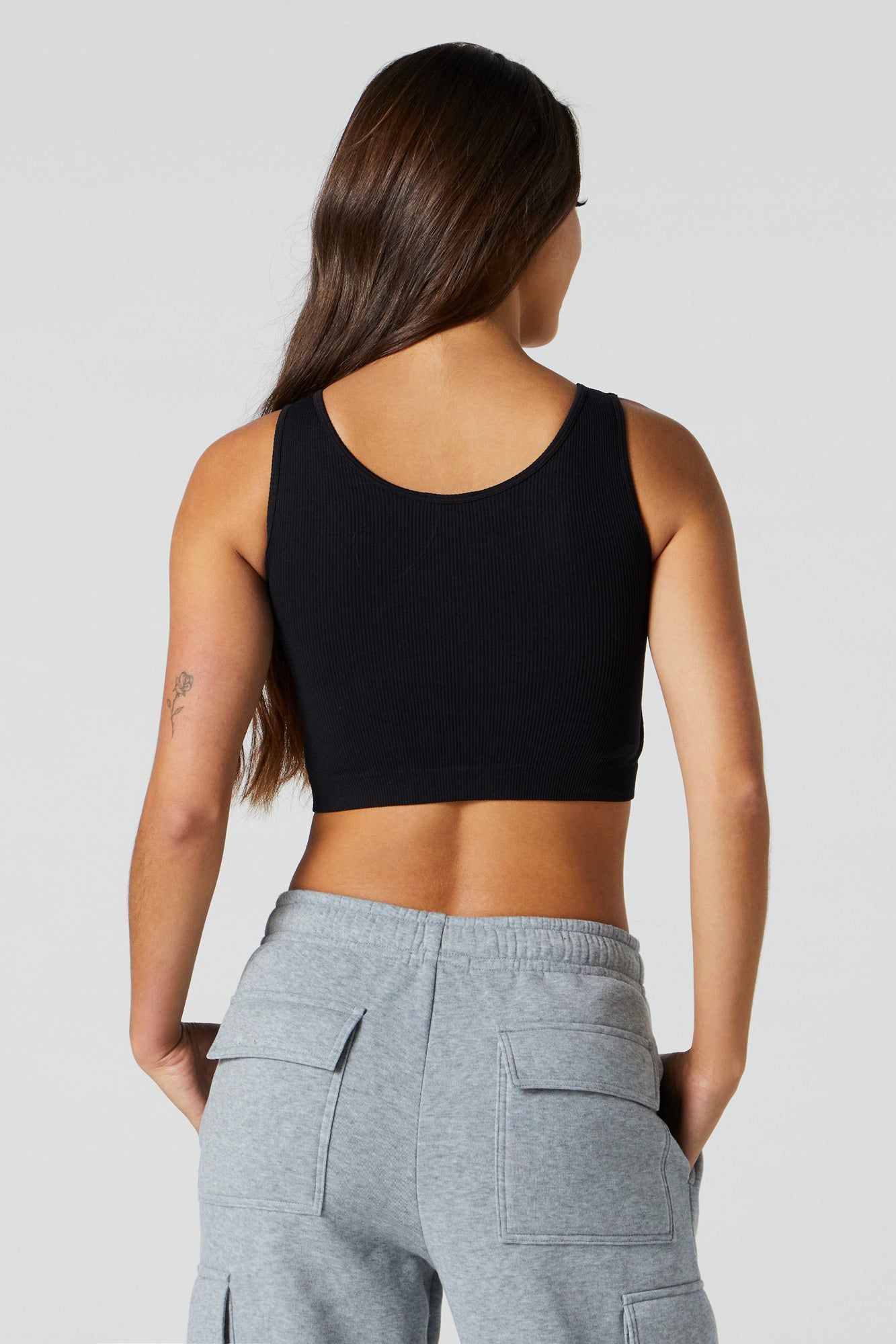 Seamless Scoop Neck Cropped Tank sold by Urban Planet product image thumbnail 5
