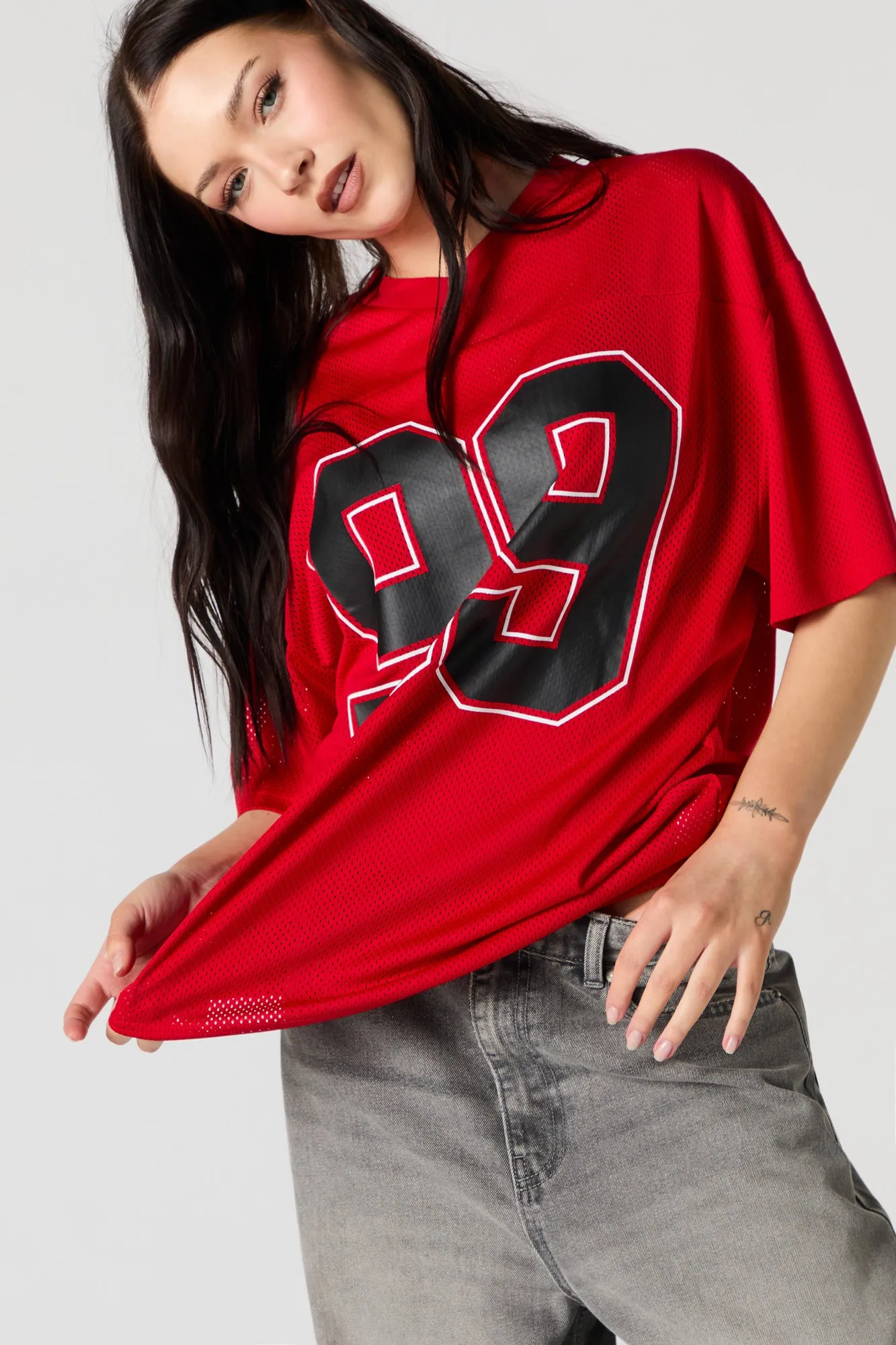 99 Graphic Mesh Jersey sold by Urban Planet