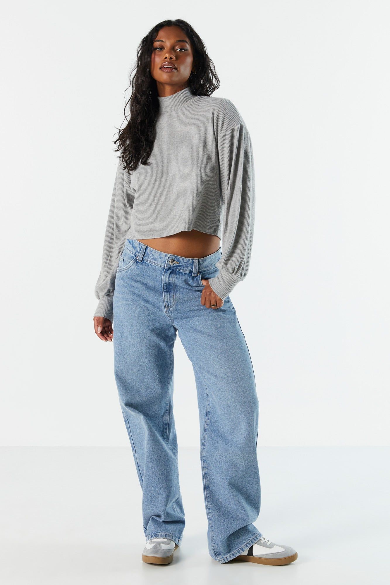 Ribbed Knit Turtleneck Sweater sold by Urban Planet product image thumbnail 3