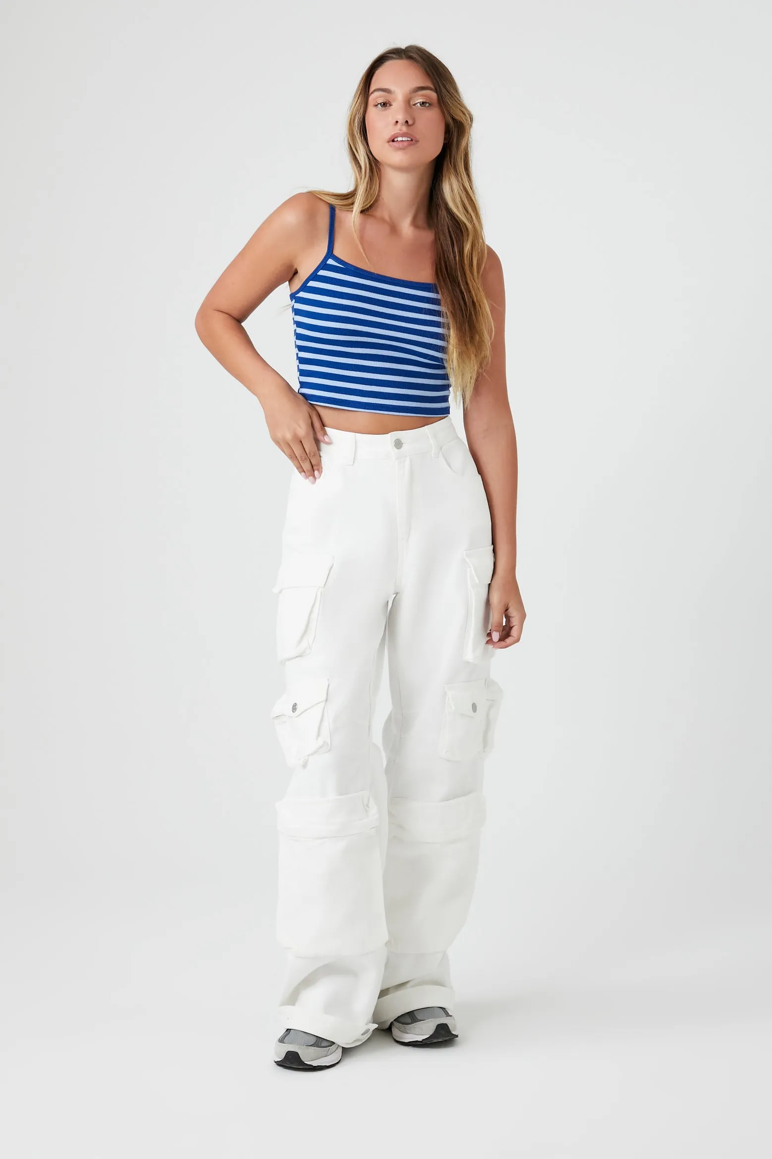 Multi Pocket Wide Leg Cargo Jean sold by Urban Planet