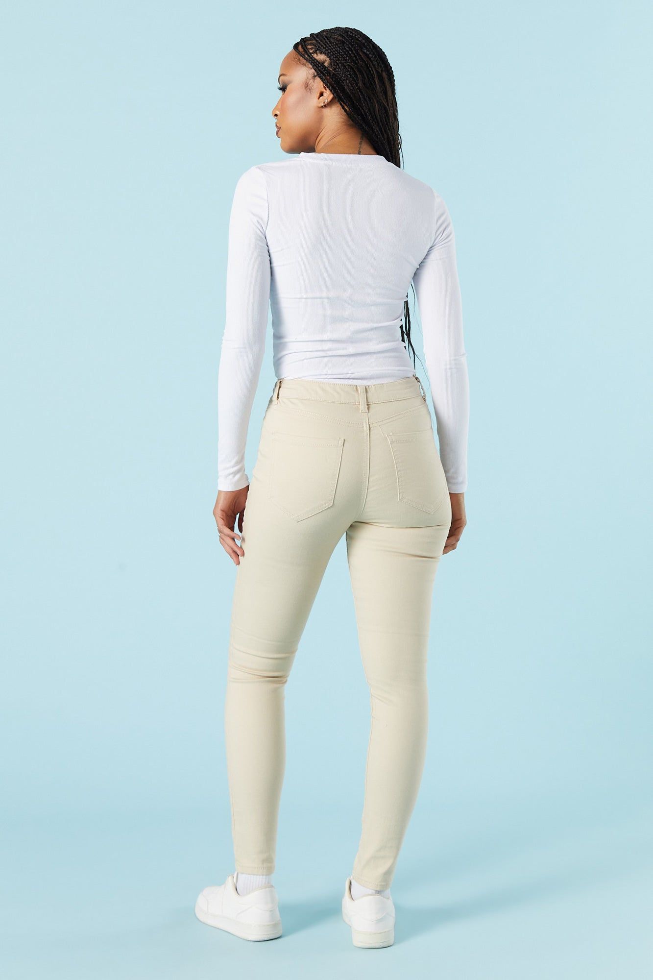 Tan Miami High Rise Skinny Jean sold by Urban Planet product image thumbnail 3