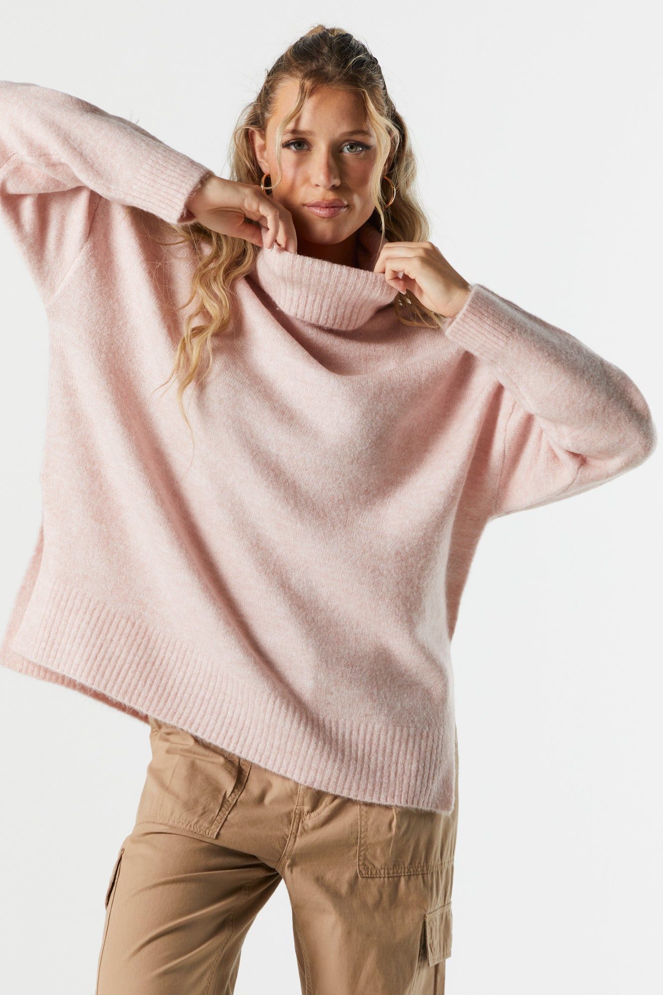 Knit Turtleneck Tunic sold by Urban Planet