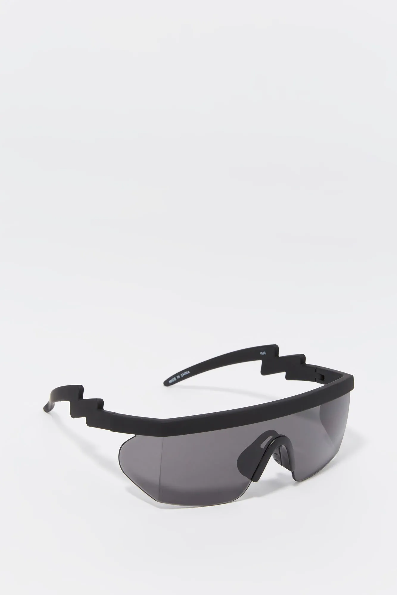 Paint Splatter Sporty Shield Sunglasses sold by Urban Planet product image thumbnail 5