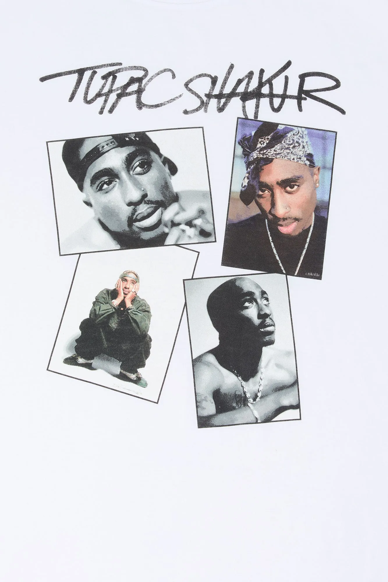 Tupac Shakur Graphic Boyfriend T-Shirt sold by Urban Planet product image thumbnail 2