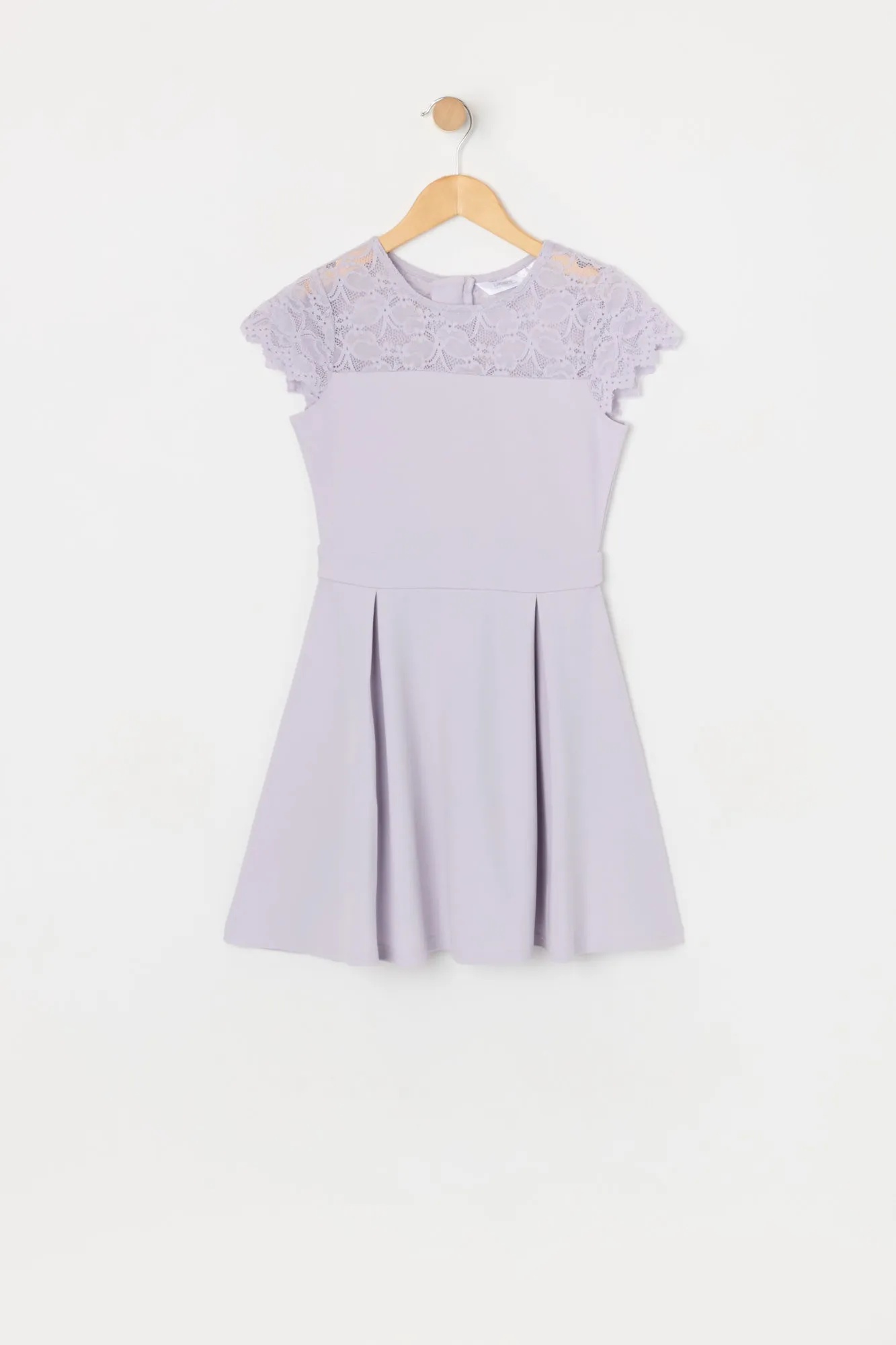 Girls Lace Pleated Skater Dress sold by Urban Planet product image thumbnail 5