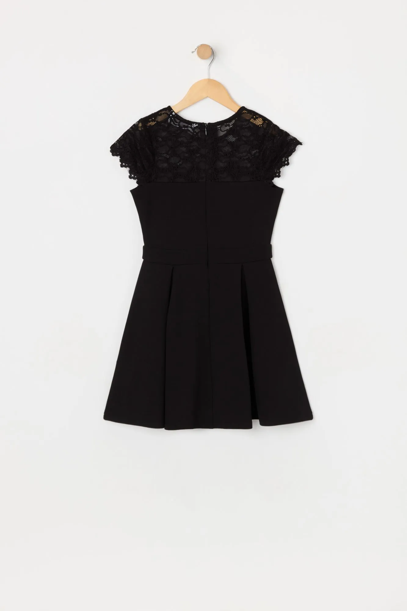 Girls Lace Pleated Skater Dress sold by Urban Planet product image thumbnail 2