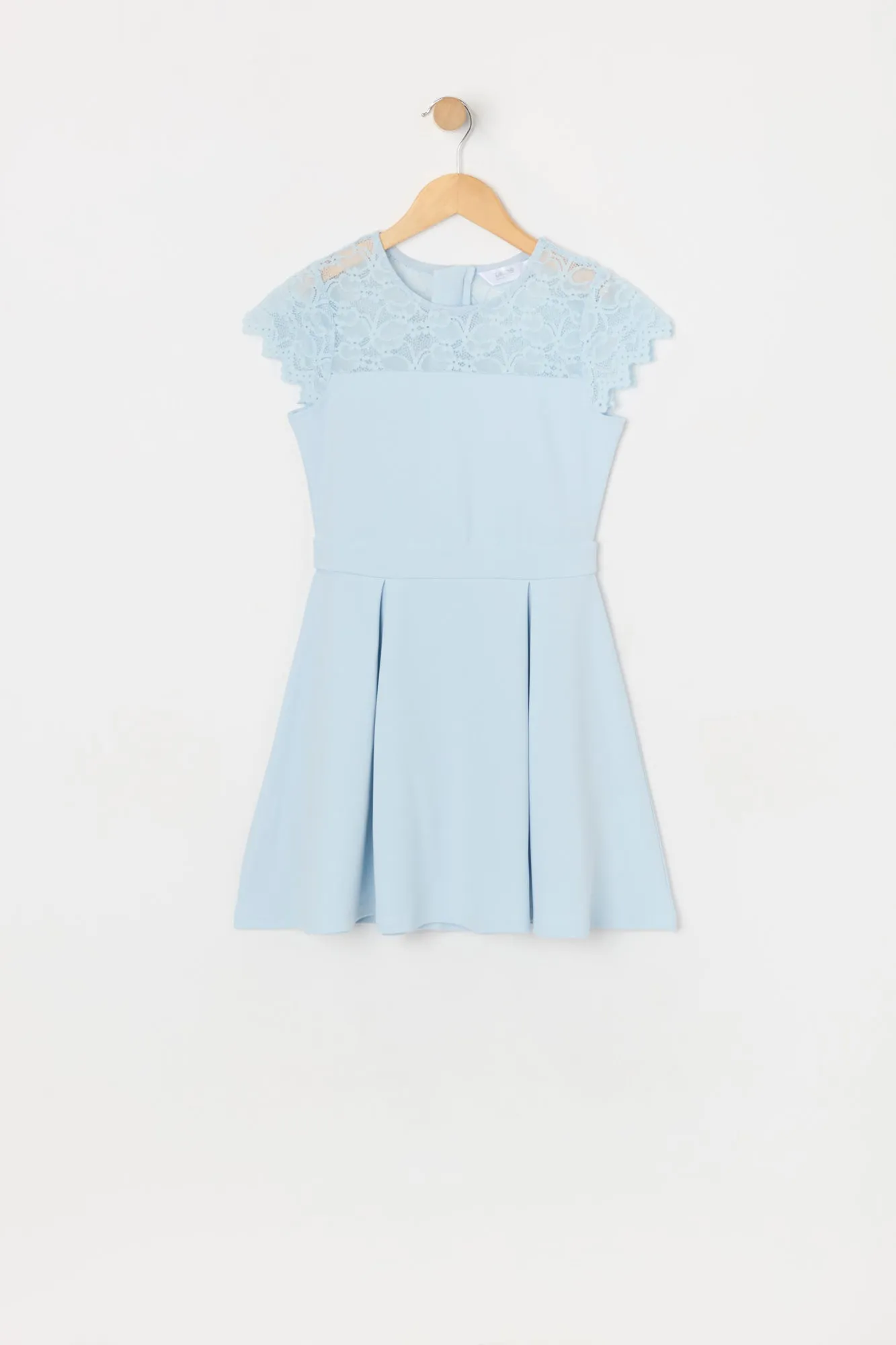 Girls Lace Pleated Skater Dress sold by Urban Planet product image thumbnail 3