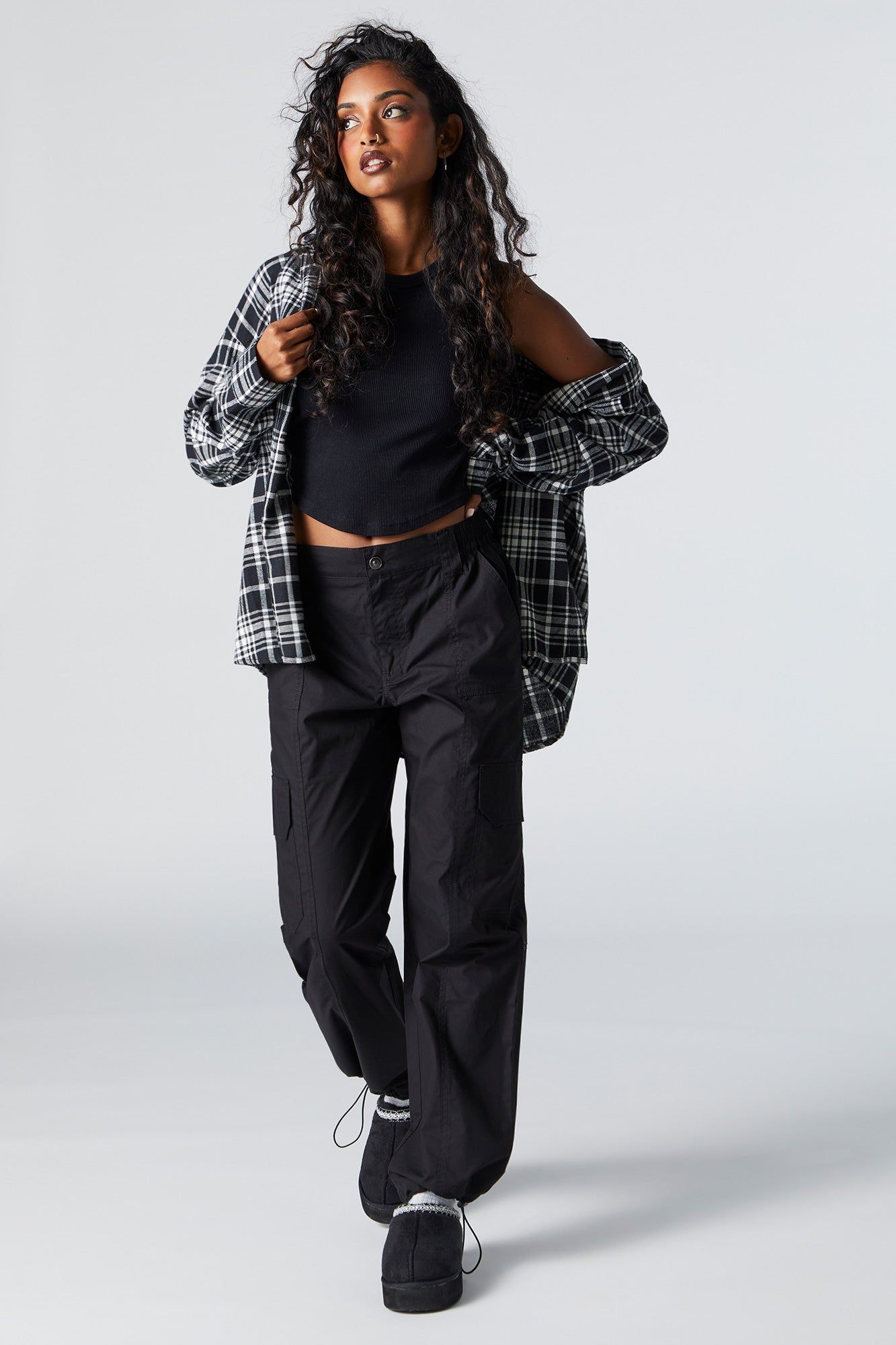 Pantalon cargo parachute sold by Urban Planet product image thumbnail 5