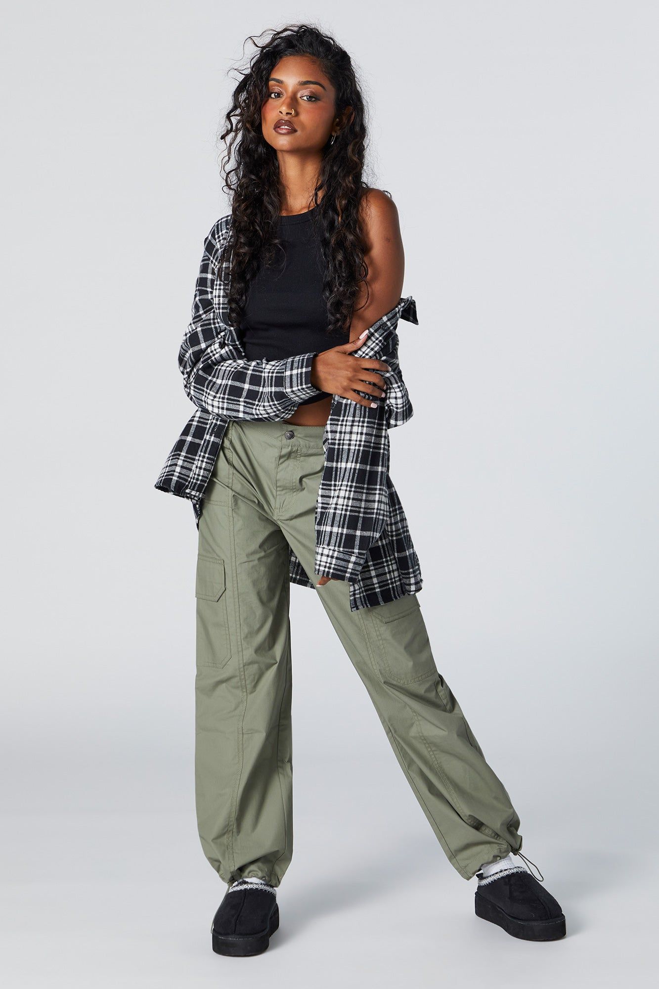 Pantalon cargo parachute sold by Urban Planet product image thumbnail 2