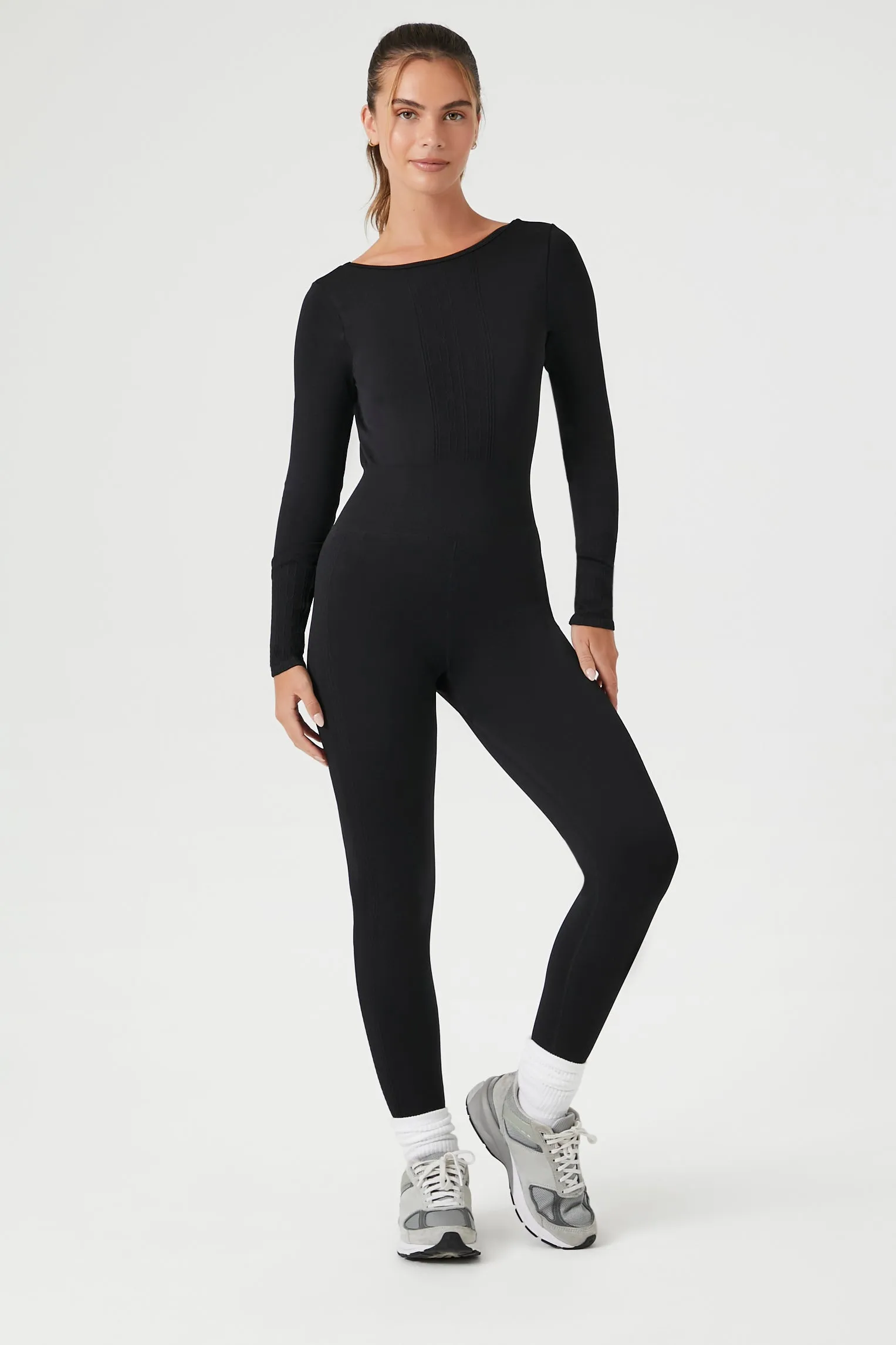 Active Seamless Scoop Back Jumpsuit sold by Urban Planet