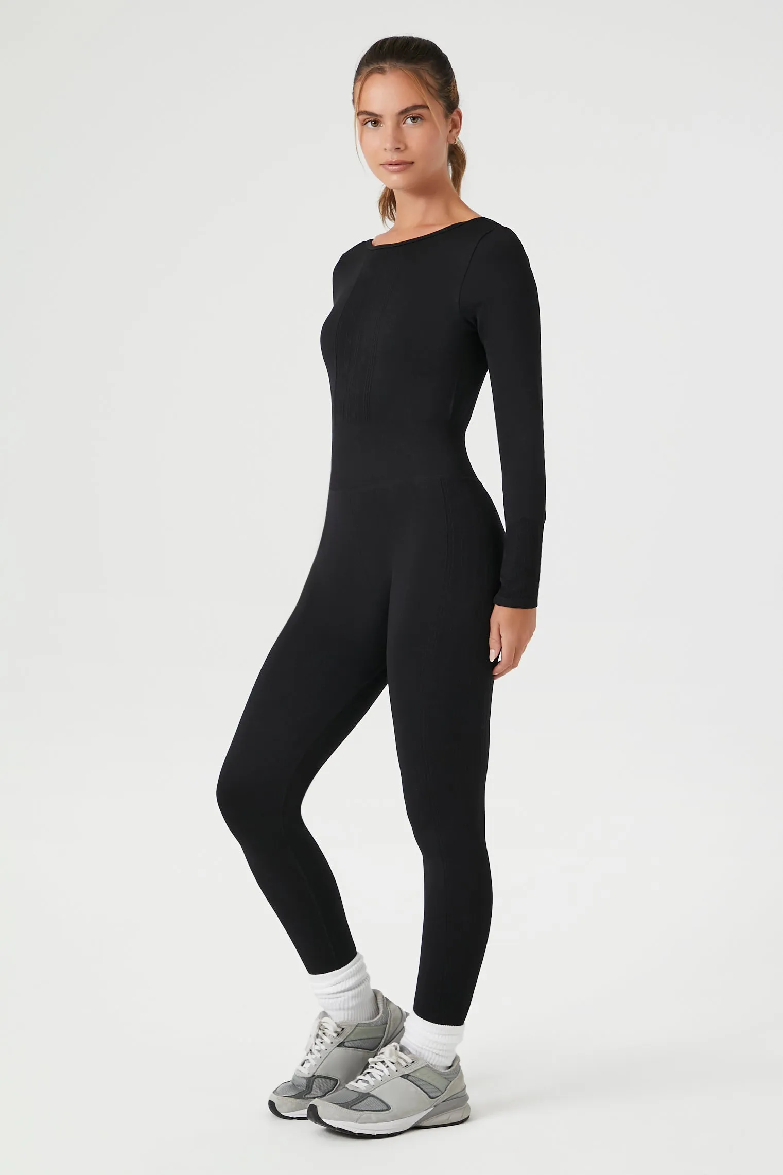 Active Seamless Scoop Back Jumpsuit sold by Urban Planet product image thumbnail 3