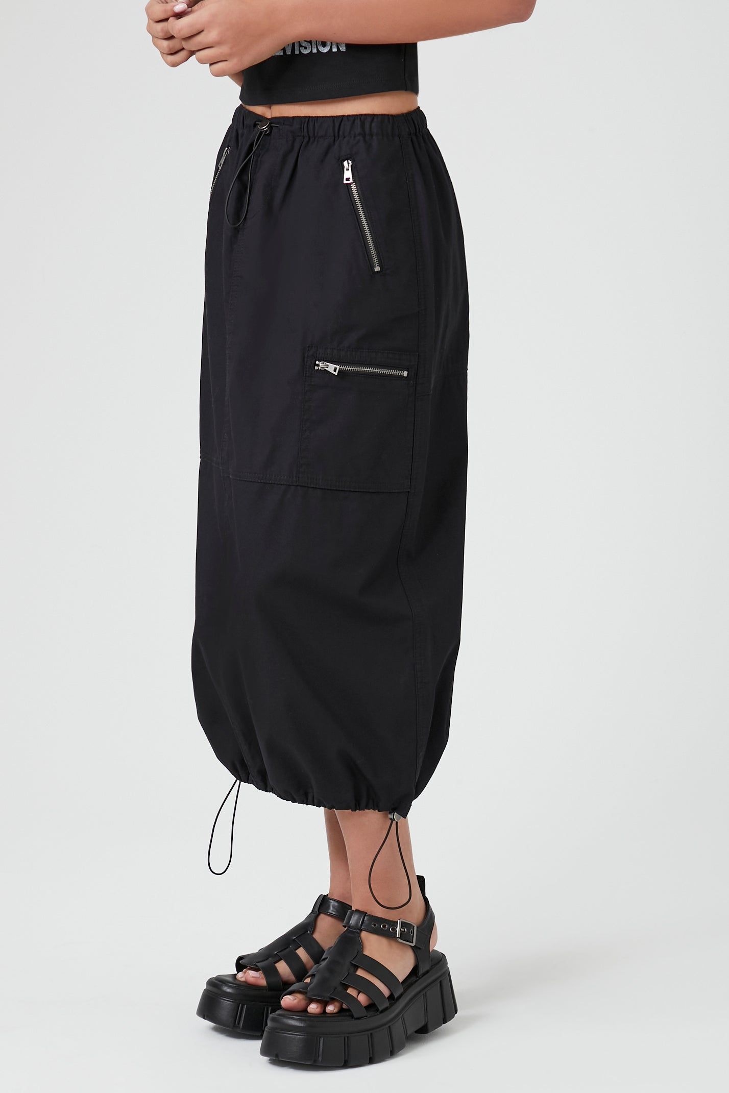 Poplin Utility Midi Skirt sold by Urban Planet product image thumbnail 8