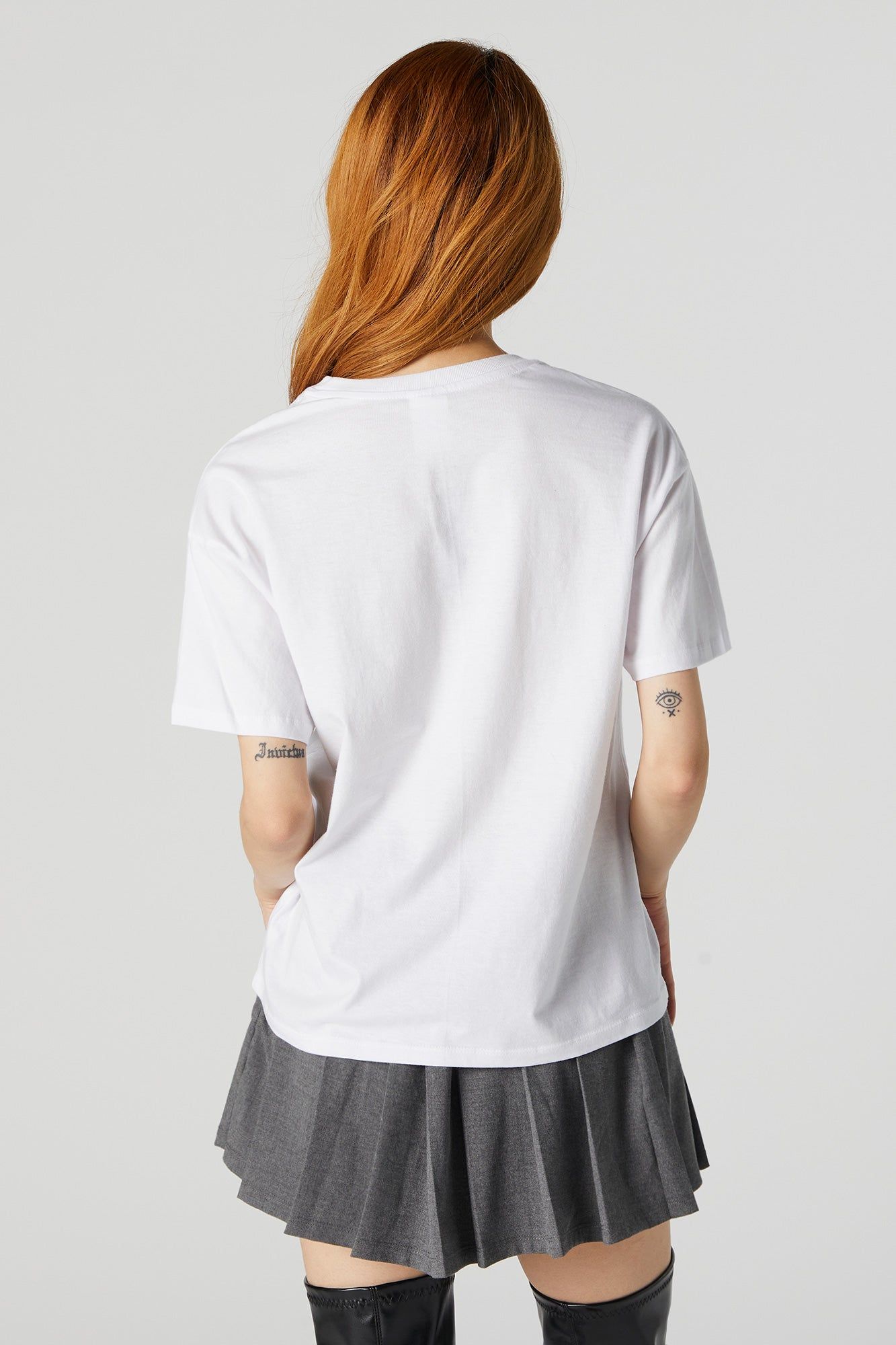 H is for Hello Kitty Graphic Boyfriend T-Shirt sold by Urban Planet product image thumbnail 4