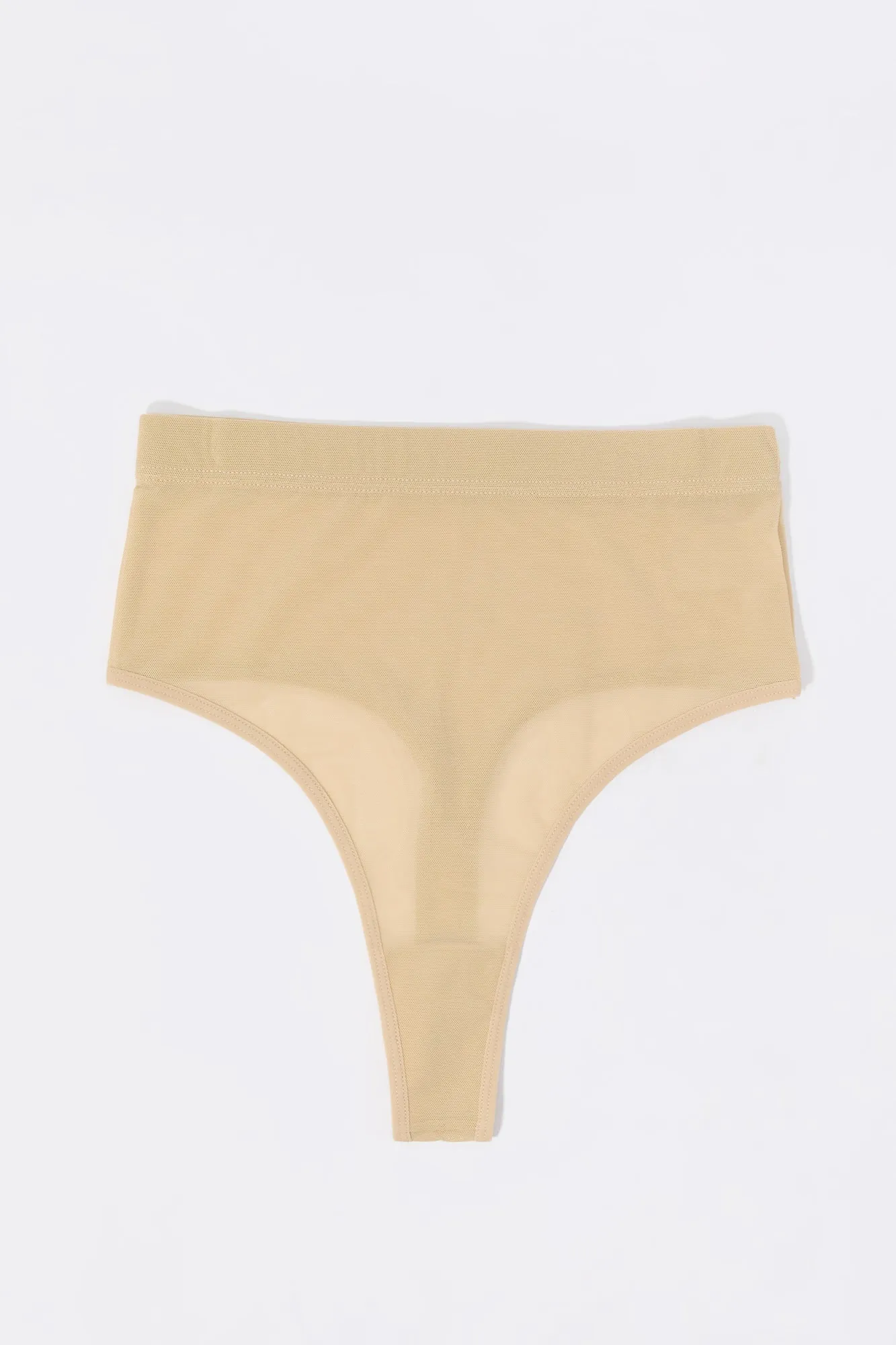 Tanga à taille haute en filet sold by Urban Planet