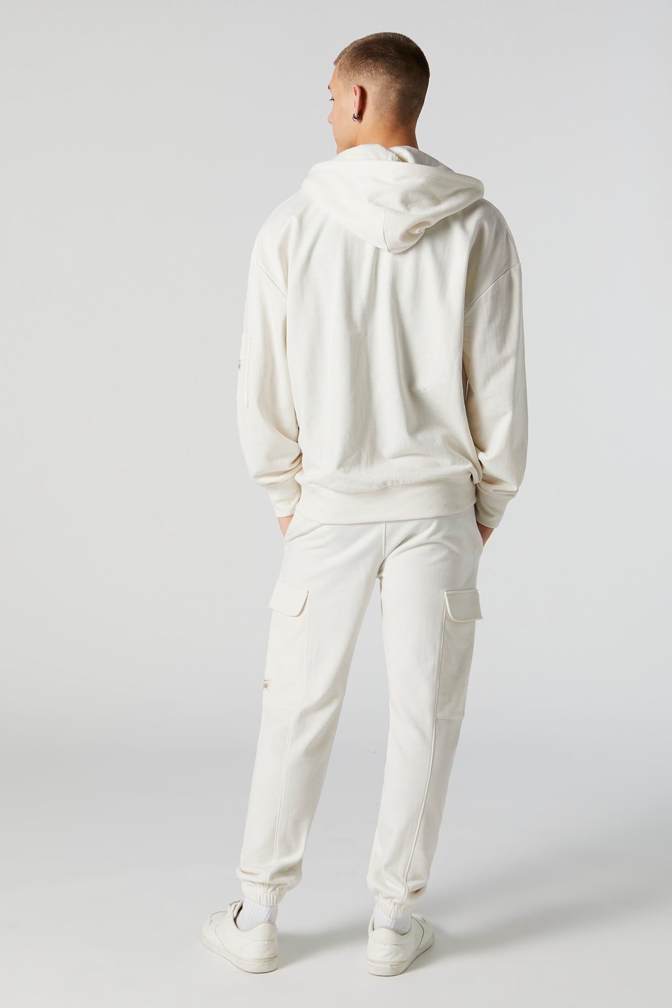 Solid Fleece Cargo Jogger sold by Urban Planet product image thumbnail 5