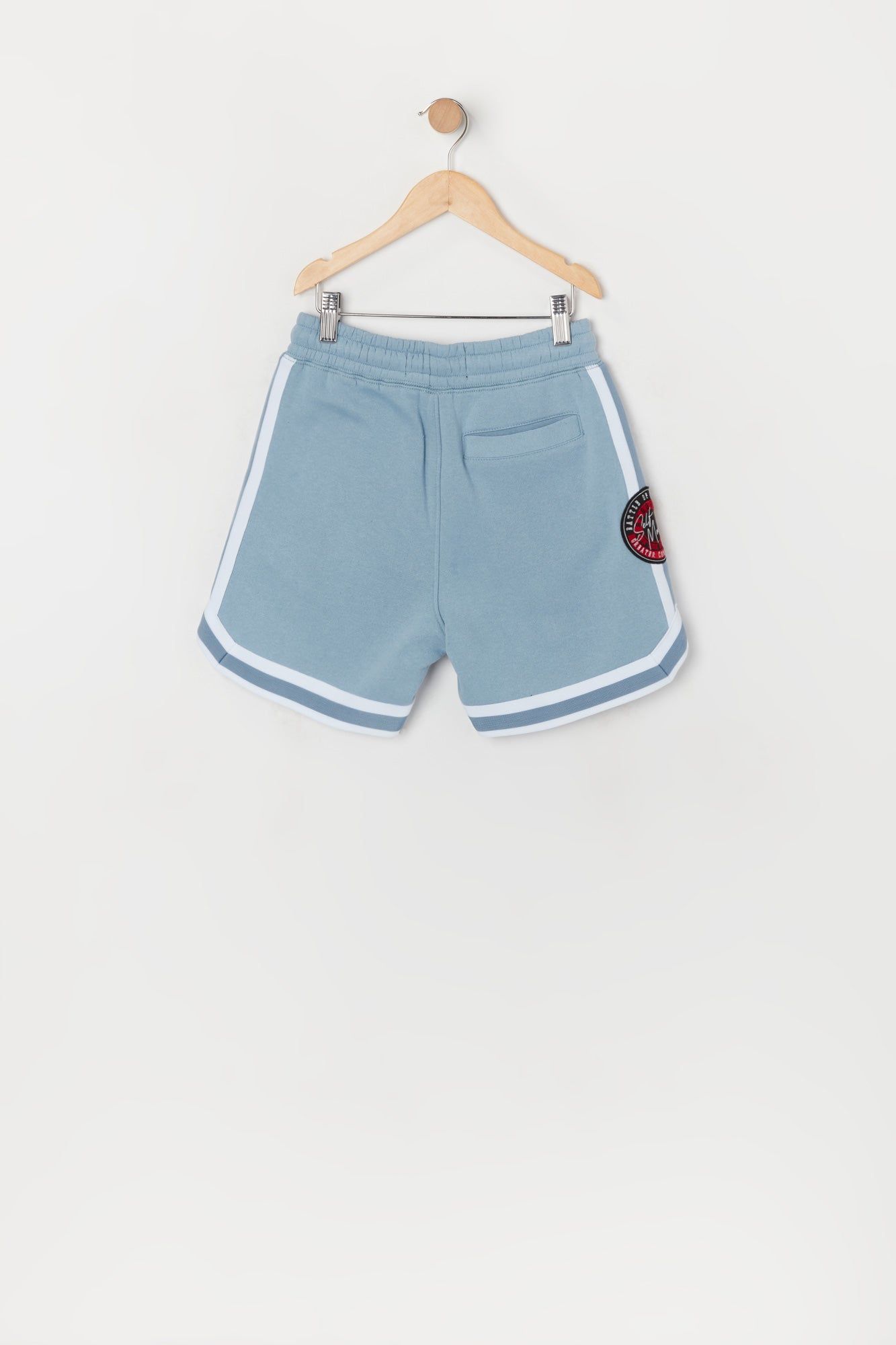 Boys NY Chenille Embroidered Fleece Short sold by Urban Planet product image thumbnail 4