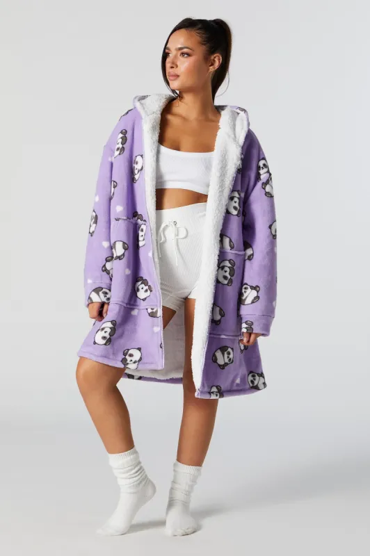 Purple Print Zip-Up Humungo sold by Urban Planet