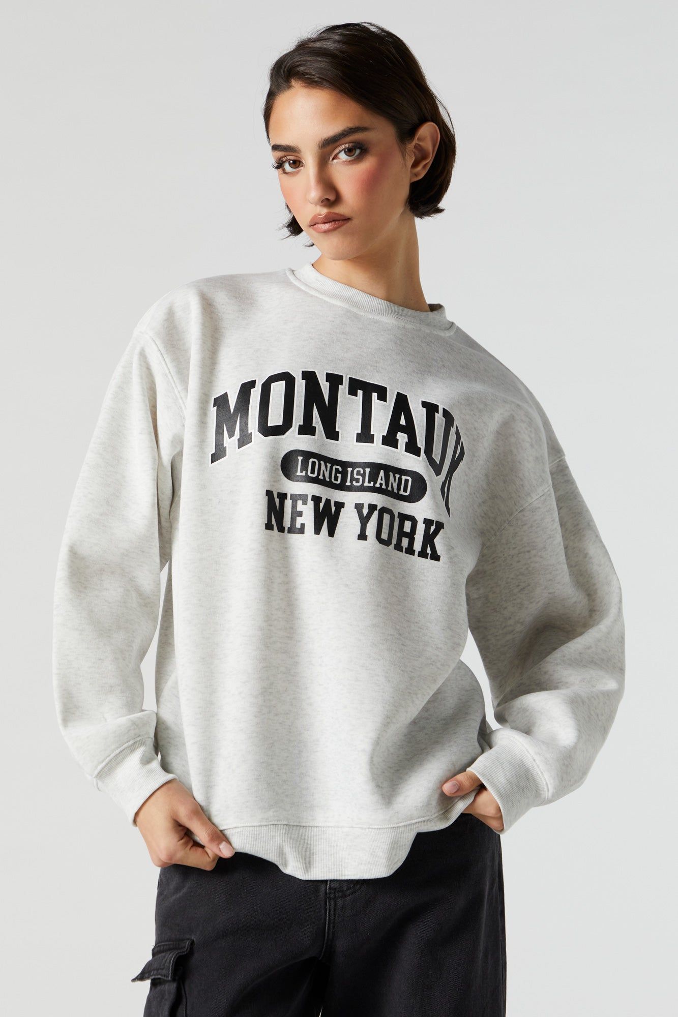 Montauk Graphic Fleece Sweatshirt sold by Urban Planet