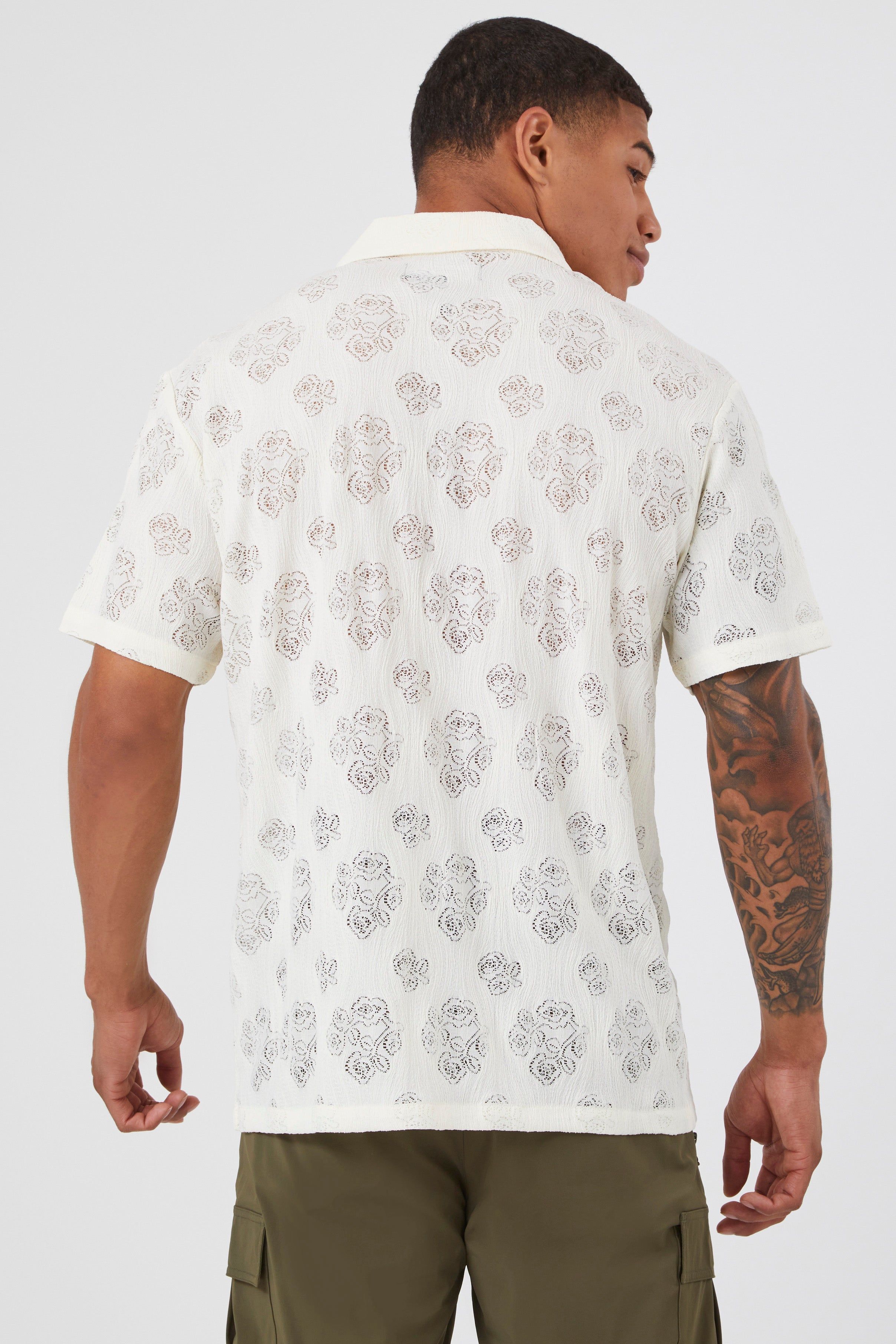 Haut boutonné avec motif jacquard sold by Urban Planet product image thumbnail 3