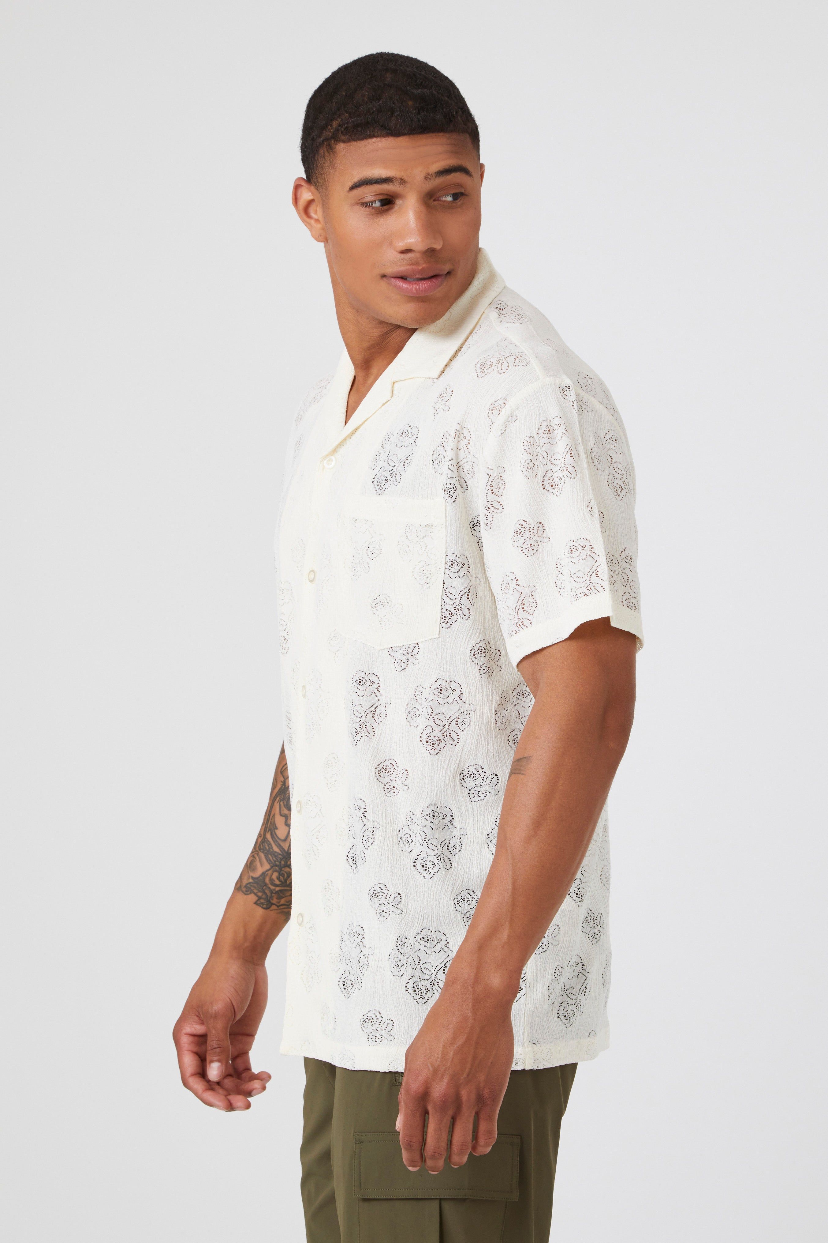 Haut boutonné avec motif jacquard sold by Urban Planet product image thumbnail 2