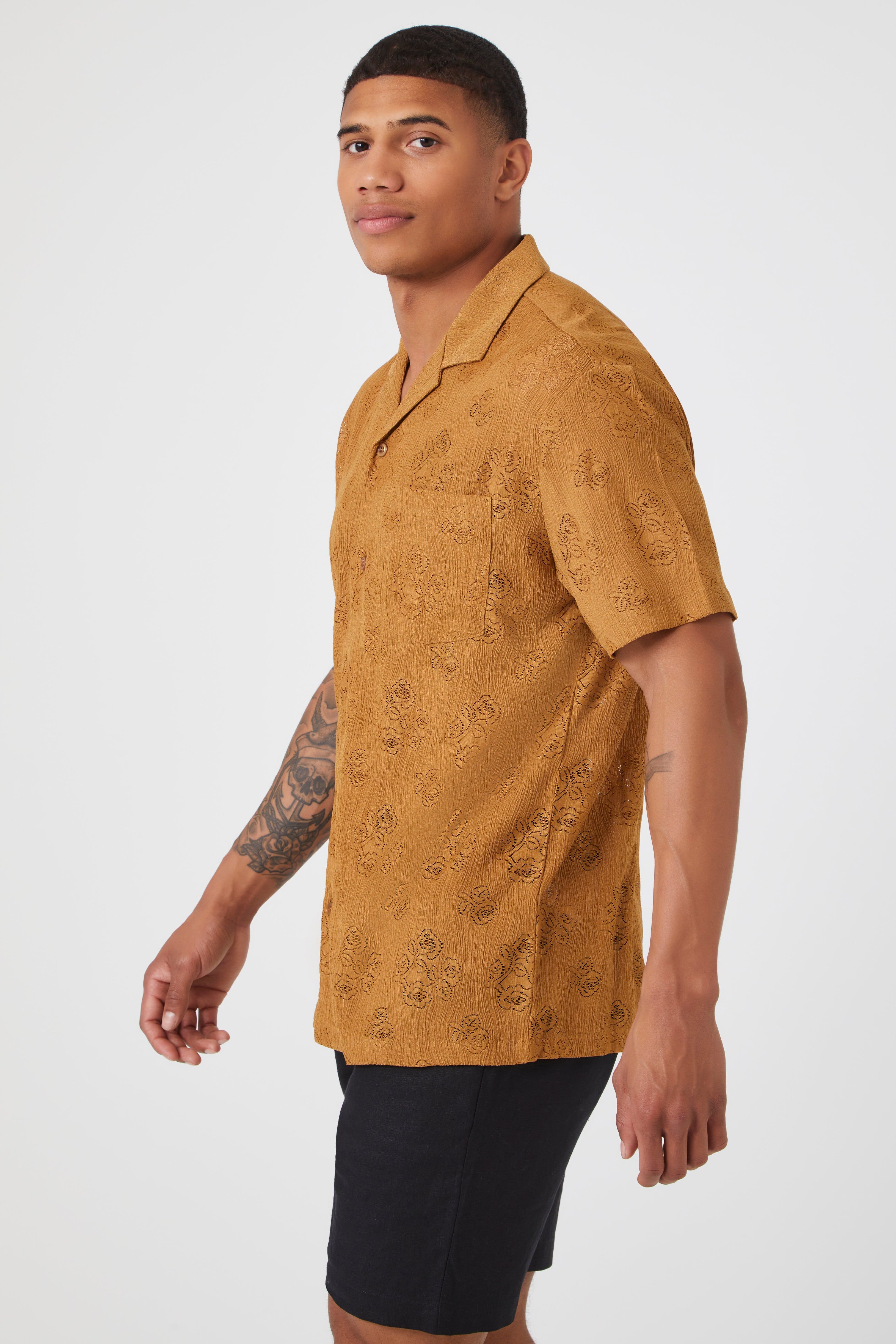 Haut boutonné avec motif jacquard sold by Urban Planet product image thumbnail 7