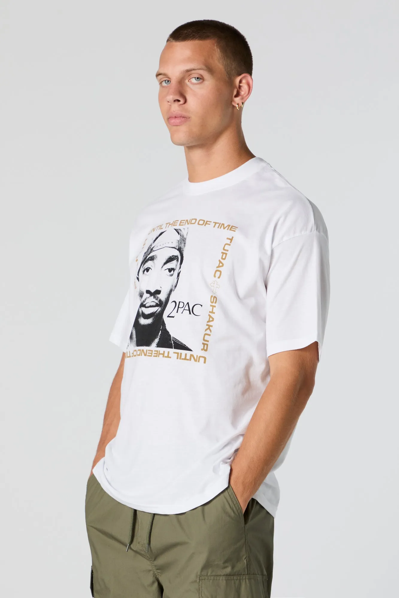 T-shirt à imprimé Tupac Til the End of Time sold by Urban Planet