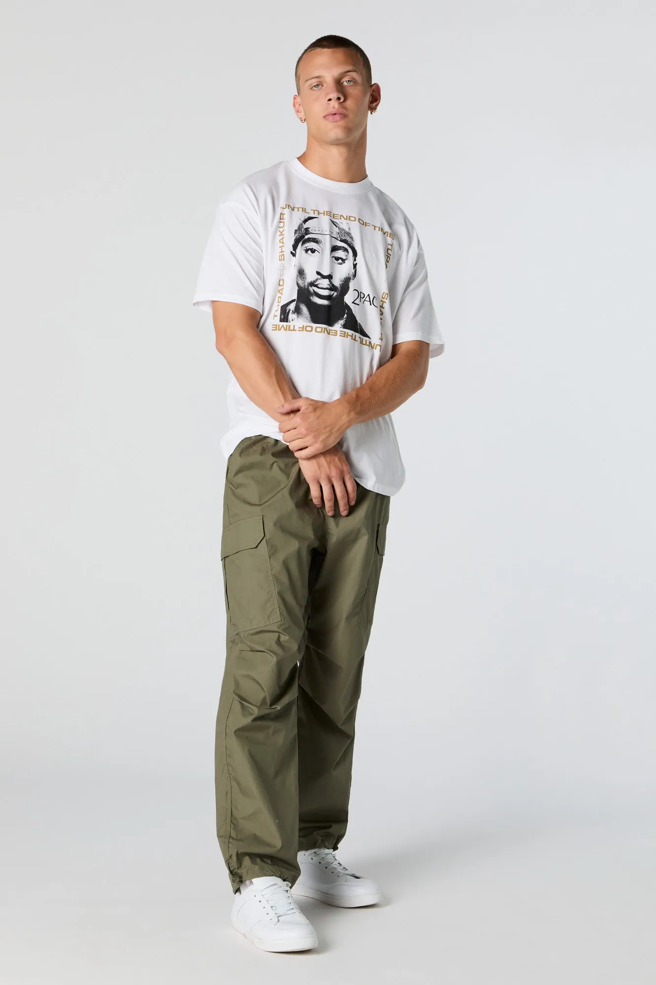 T-shirt à imprimé Tupac Til the End of Time sold by Urban Planet product image thumbnail 3