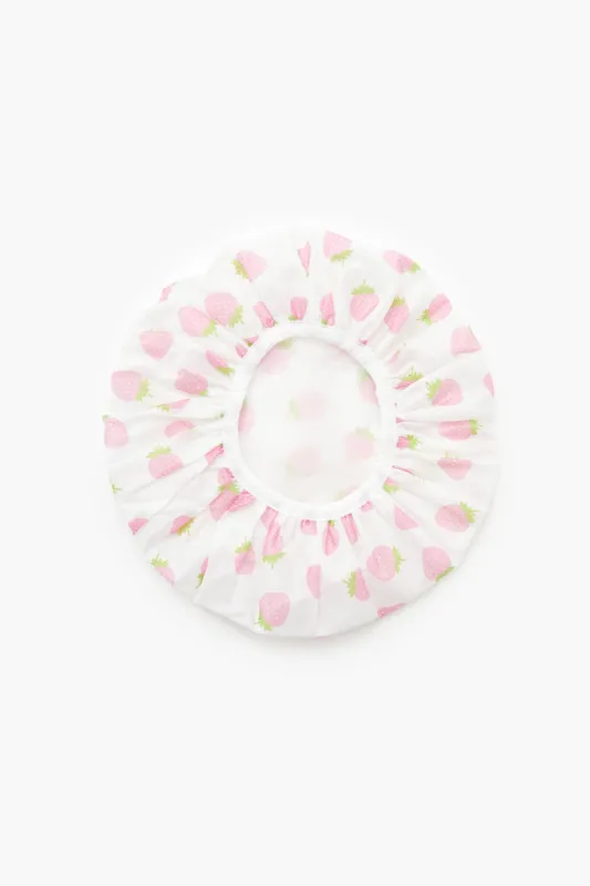 Strawberry Print Shower Cap sold by Urban Planet