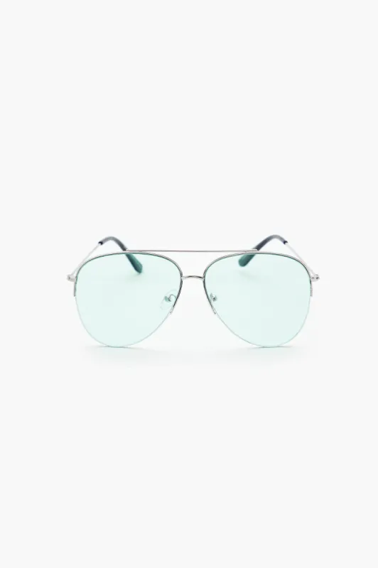 Lunettes de soleil aviateur métallisées sold by Urban Planet