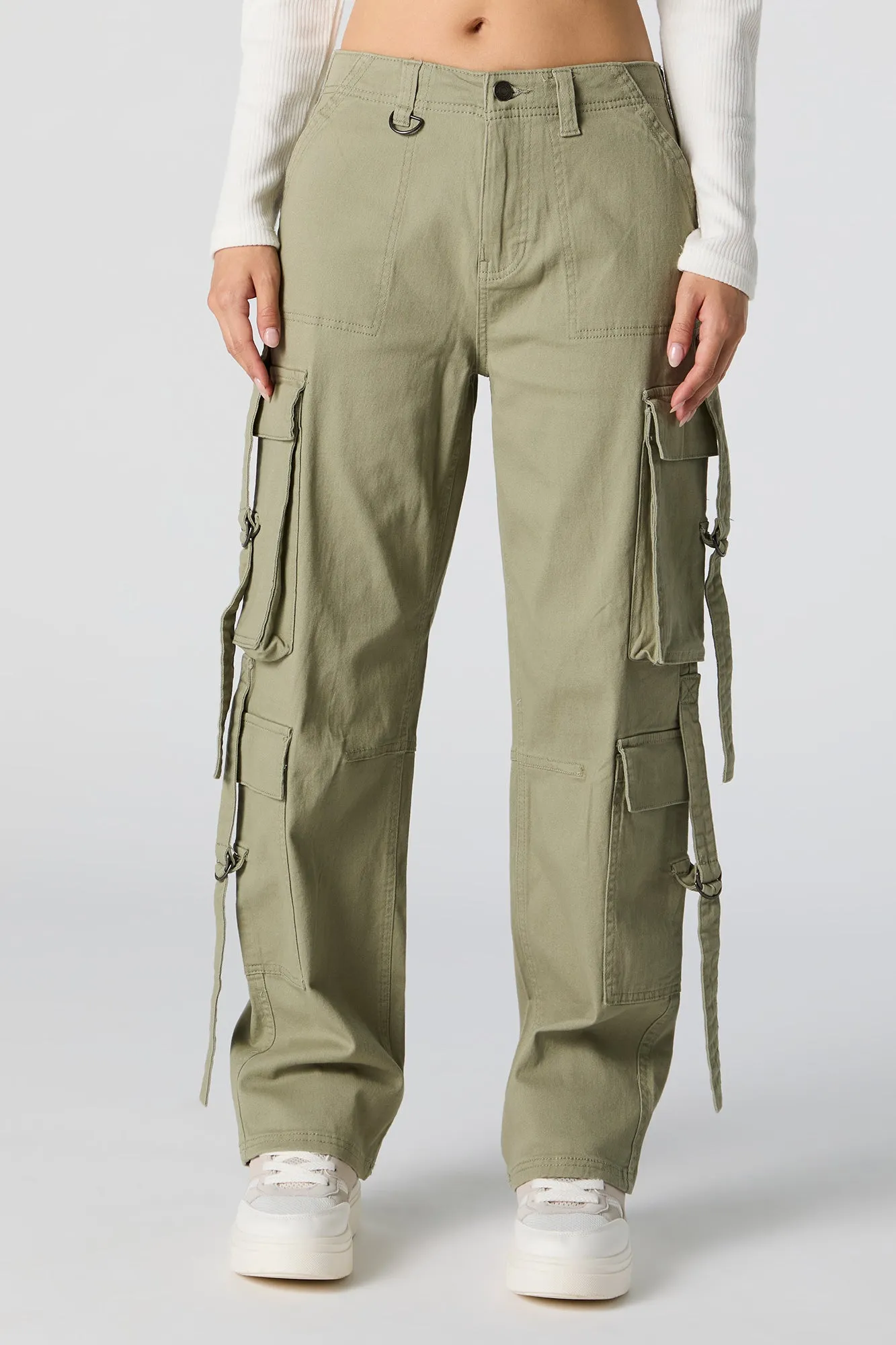 Pantalon cargo utilitaire avec poches multiples sold by Urban Planet product image thumbnail 2