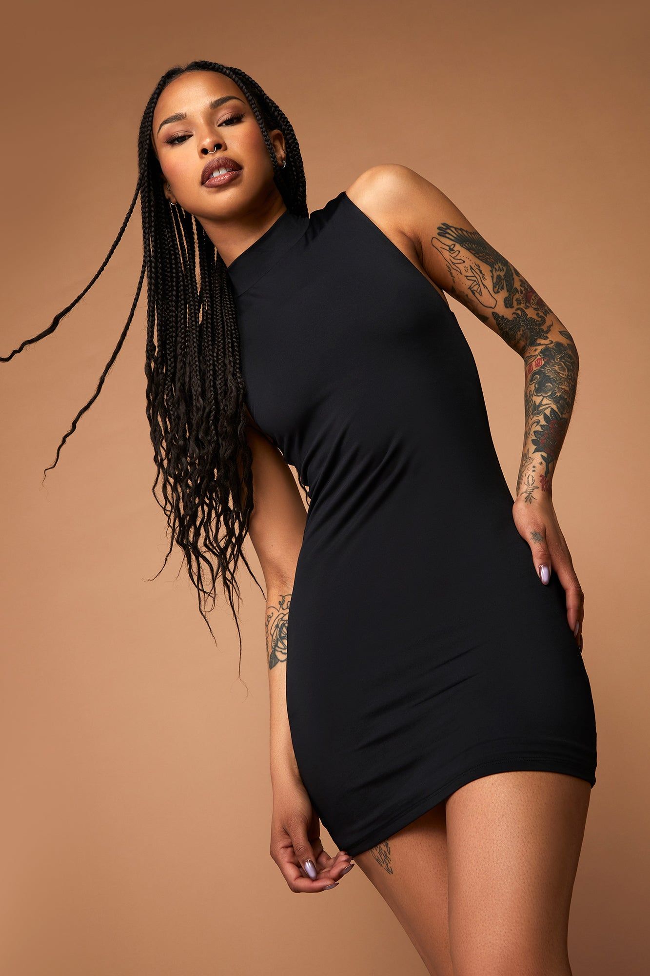 Minirobe profilée à col cheminée sold by Urban Planet product image thumbnail 5