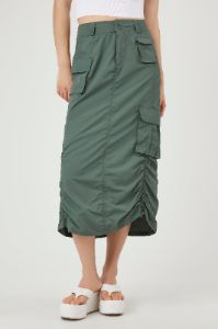 Cargo Pocket Maxi Skirt sold by Urban Planet