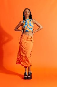 Cargo Pocket Maxi Skirt sold by Urban Planet
