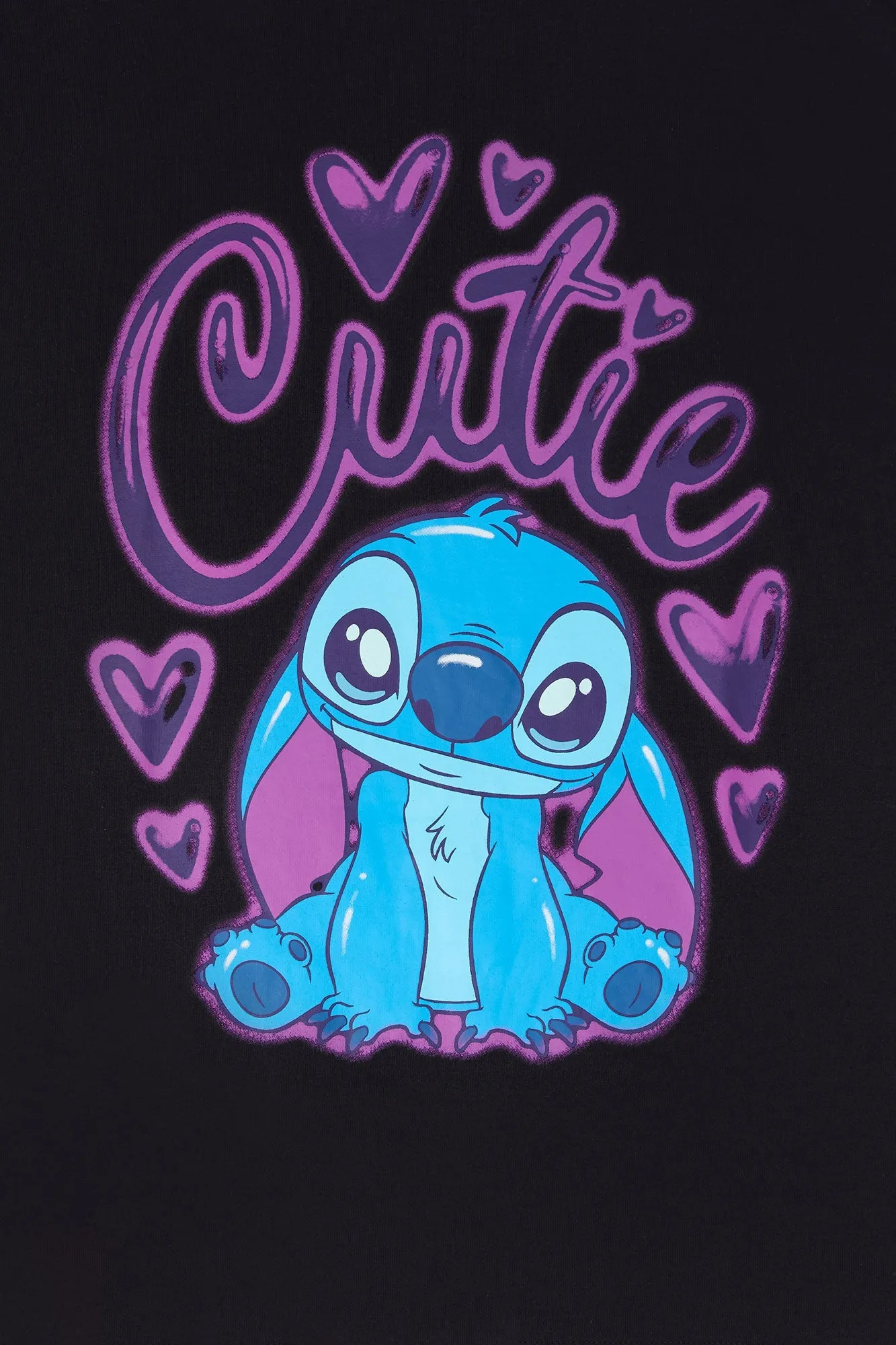 Cutie Stitch Graphic Boyfriend T-Shirt sold by Urban Planet product image thumbnail 2
