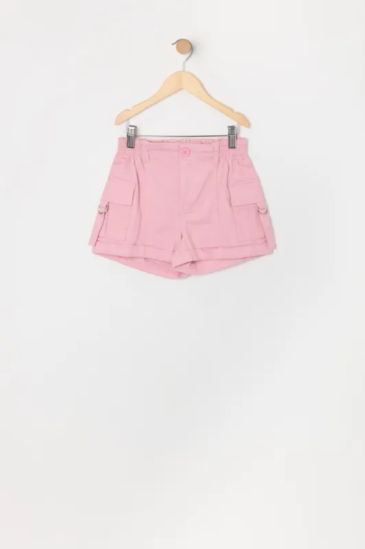 Girls Twill Cargo Short sold by Urban Planet