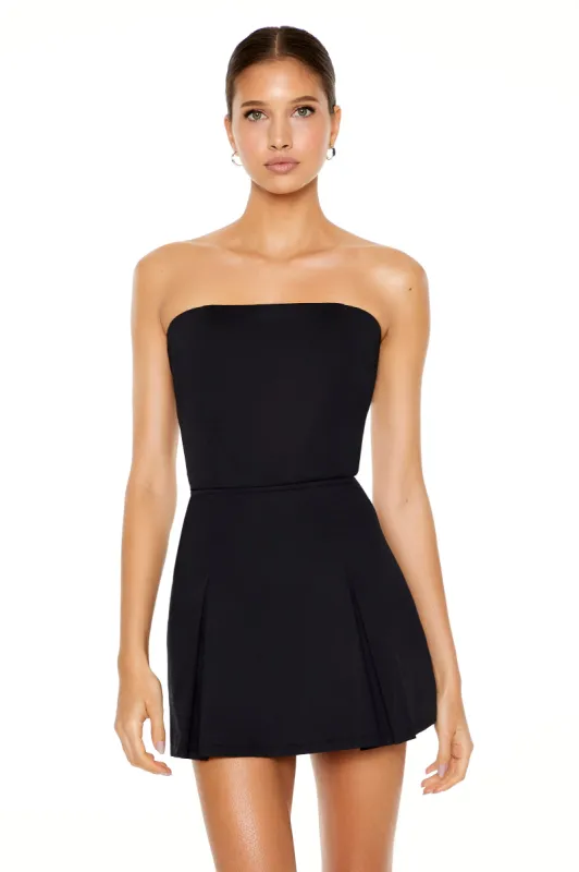 Strapless Lace-Up Mini Dress sold by Urban Planet