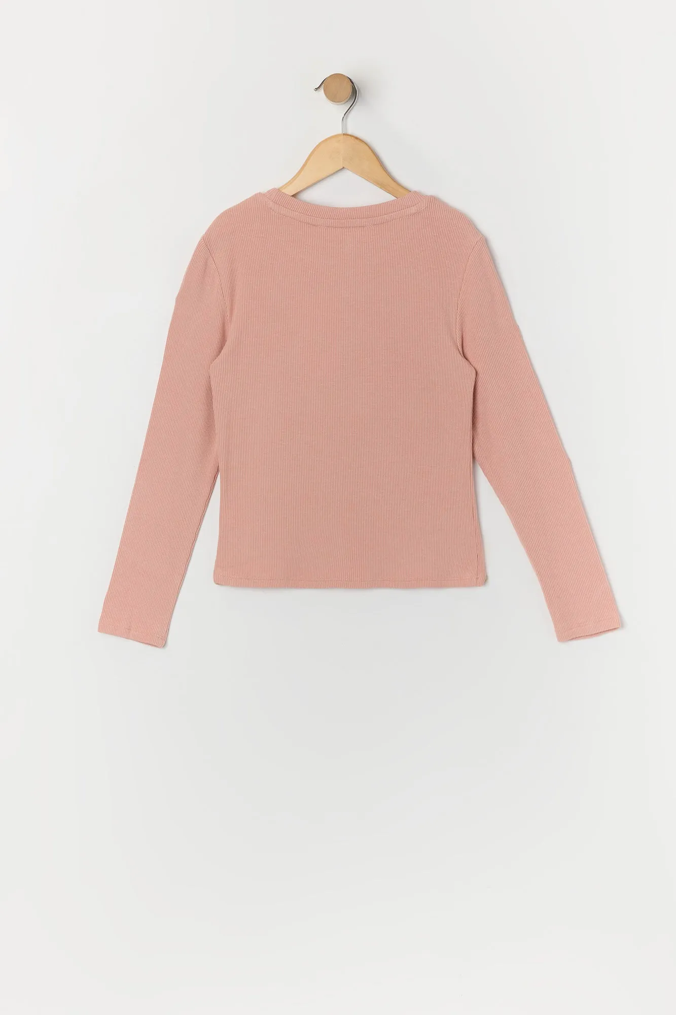 Girls Rhinestone Bow Graphic Long Sleeve Top sold by Urban Planet product image thumbnail 2