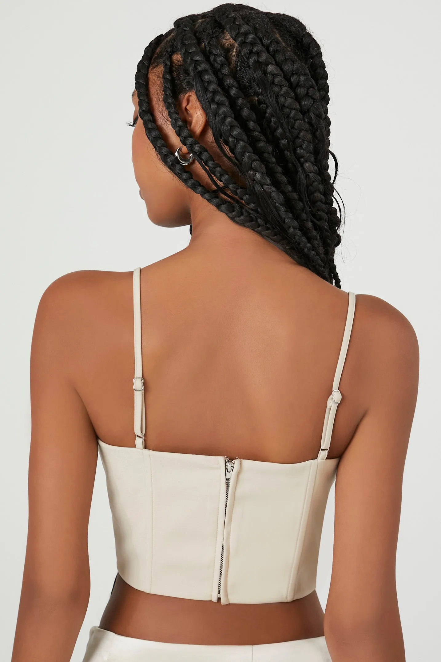 Camisole bustier courte à décolleté en coeur sold by Urban Planet product image thumbnail 3