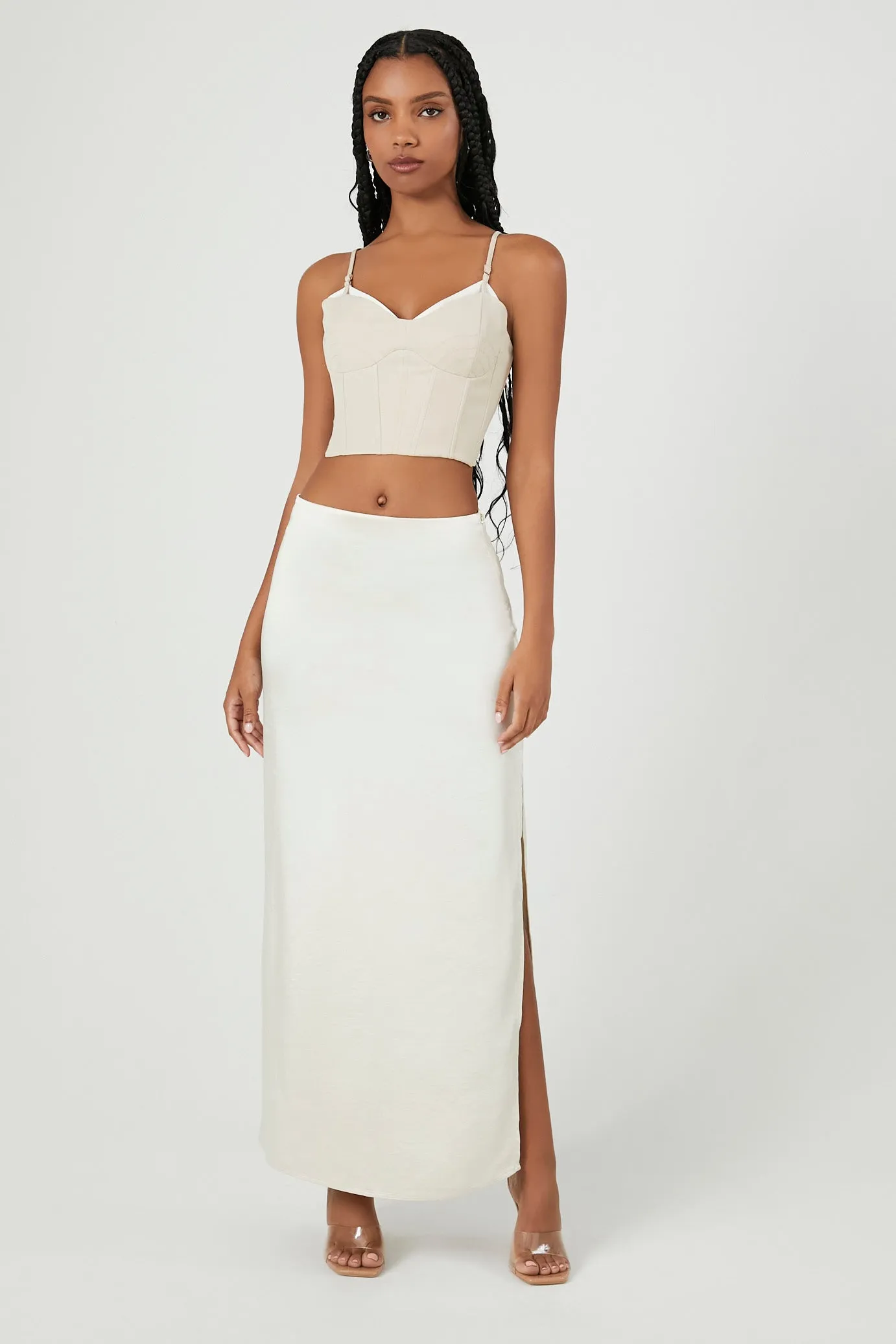 Camisole bustier courte à décolleté en coeur sold by Urban Planet product image thumbnail 4