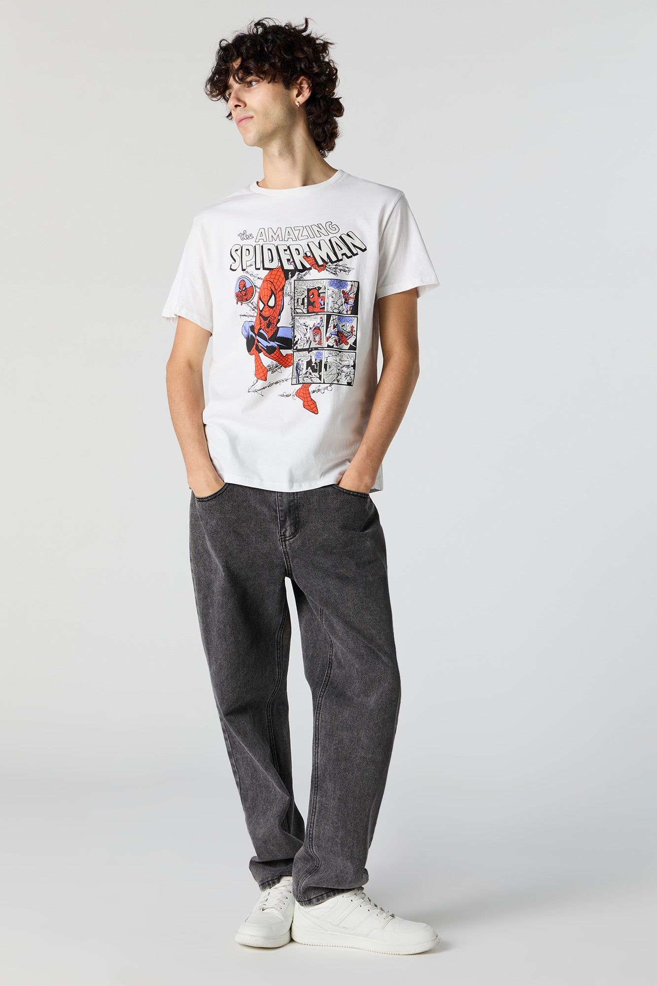 The Amazing Spider Man Graphic T-Shirt sold by Urban Planet product image thumbnail 3