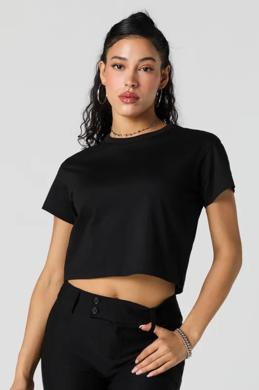 Cropped Crewneck T-Shirt sold by Urban Planet