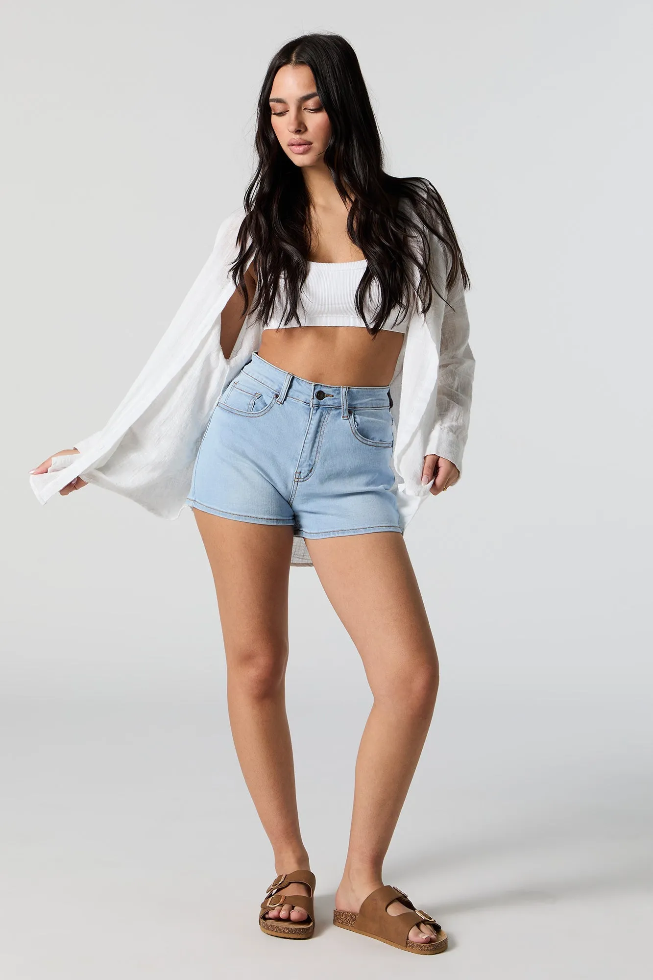 Short En Denim Bleu Pâle sold by Urban Planet product image thumbnail 3